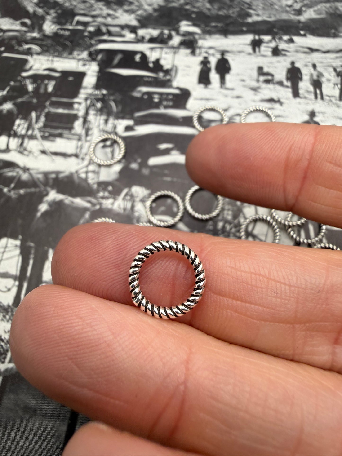 Sterling Silver Charm Connectors