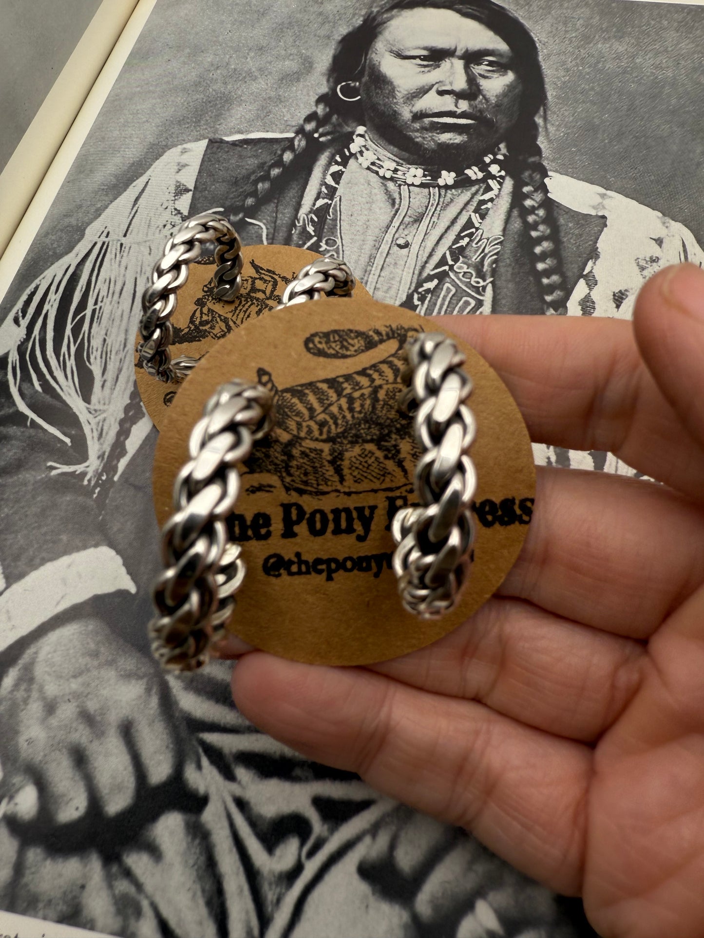 Rock n Roll Handmade Hoop