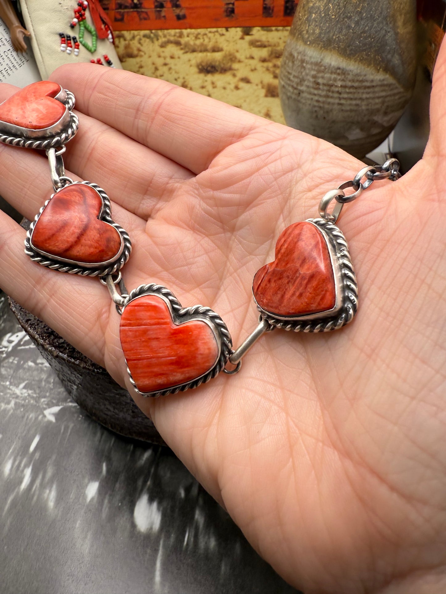 Large Spiny Heart Choker