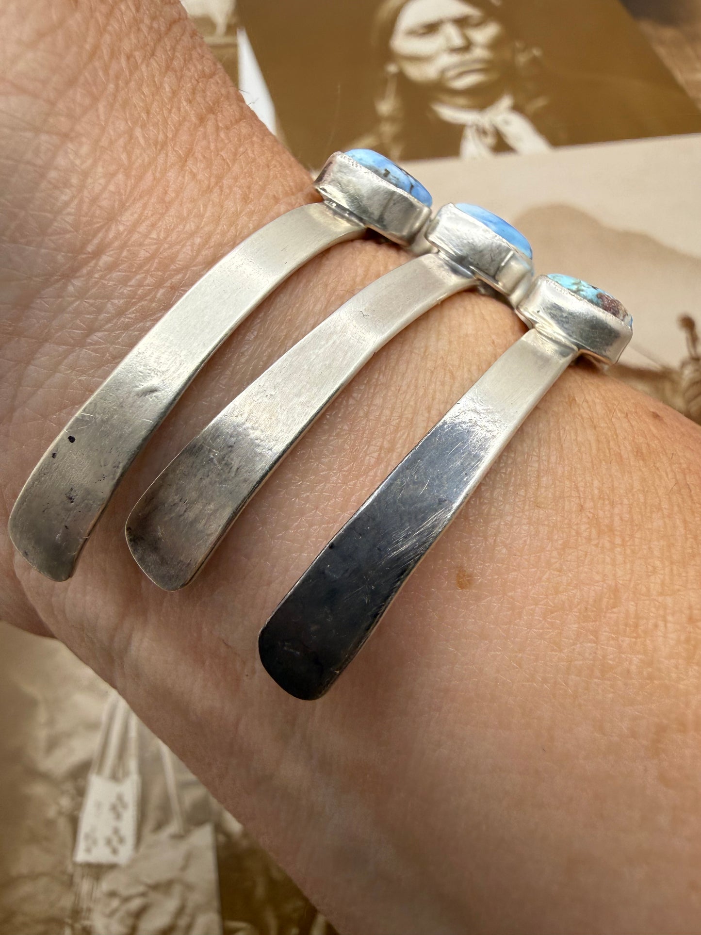 Seven Stone Golden Hills Turquoise Cuff