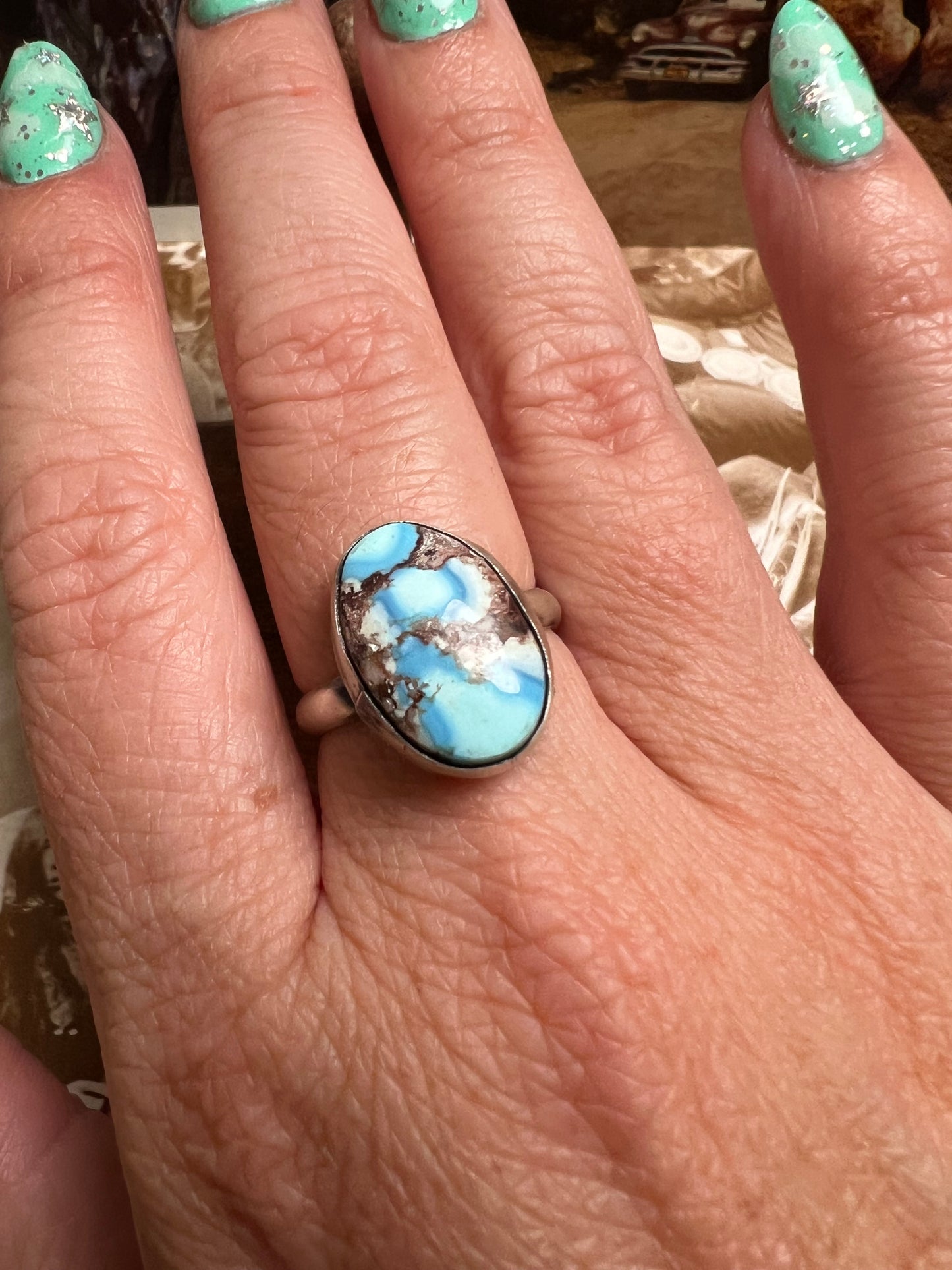 Simple Turquoise Ring