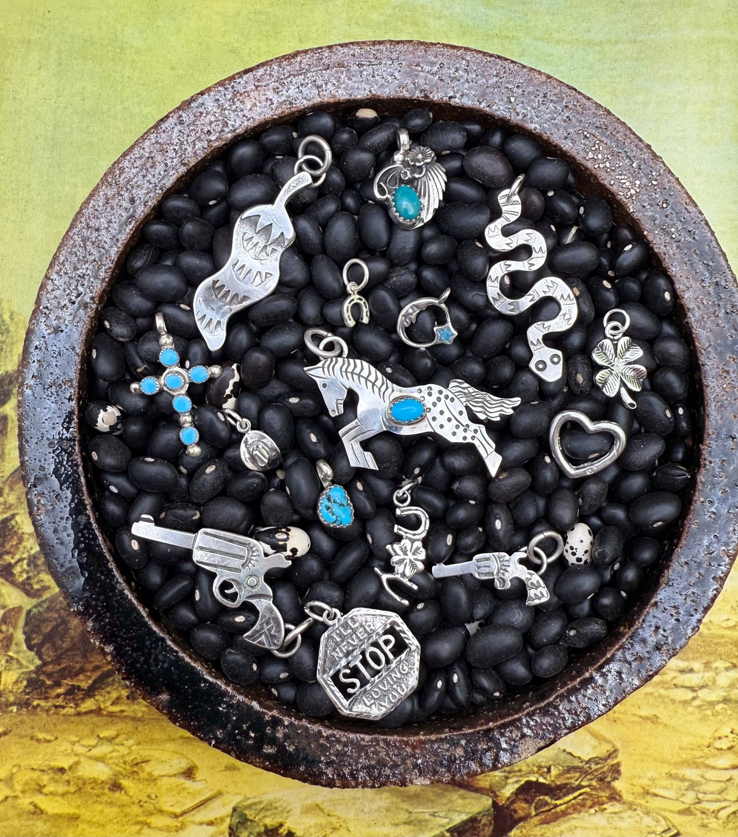 Turquoise Cross Pendant