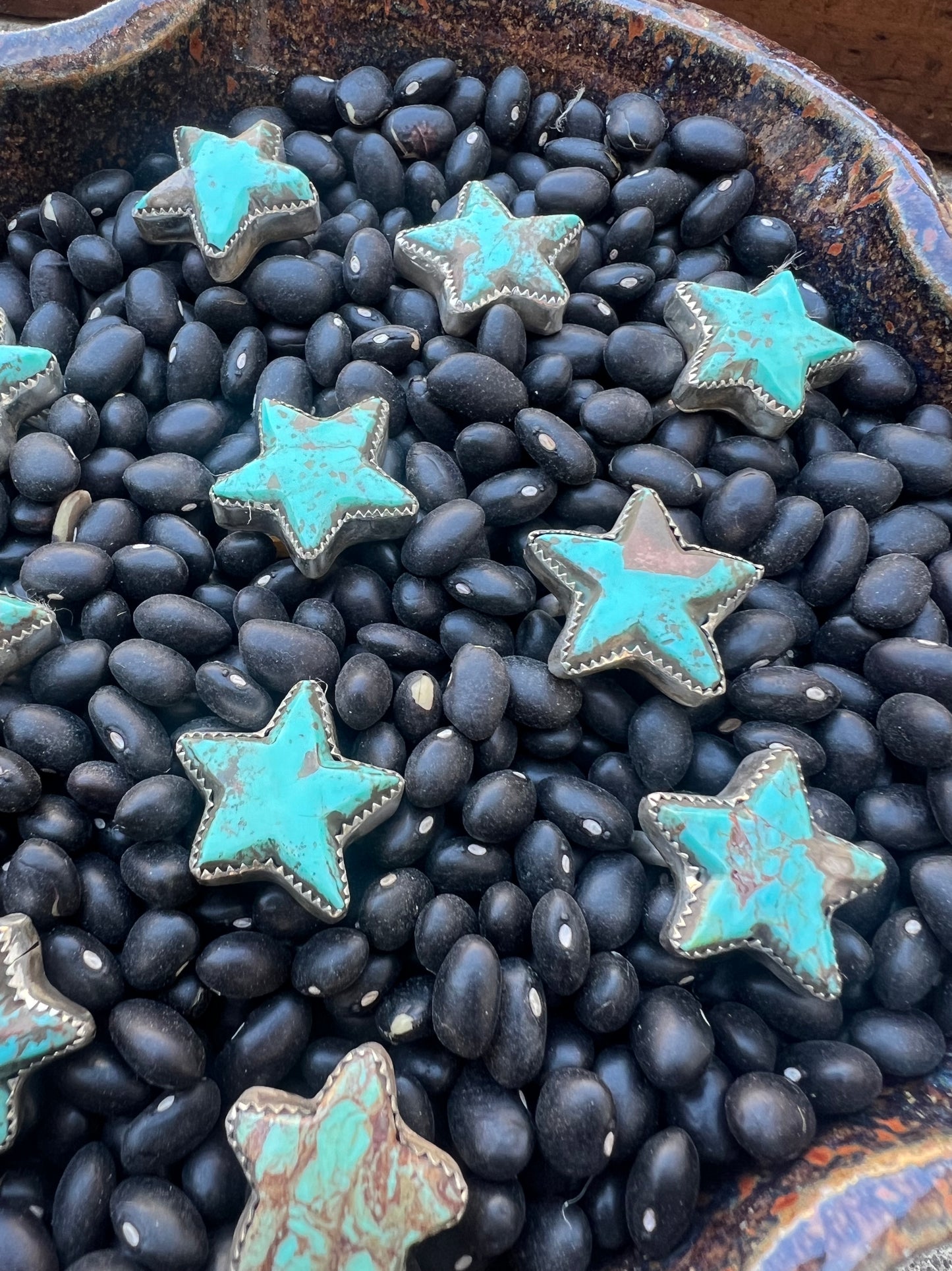 Turquoise Star Rings