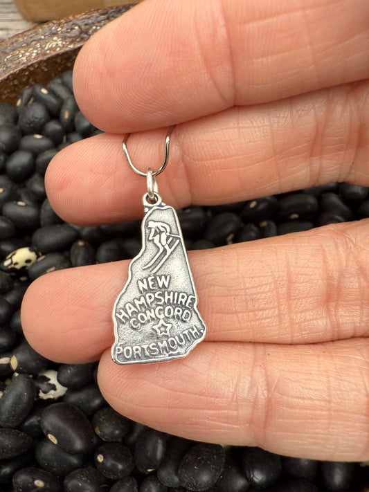 New Hampshire Sterling Silver Charm
