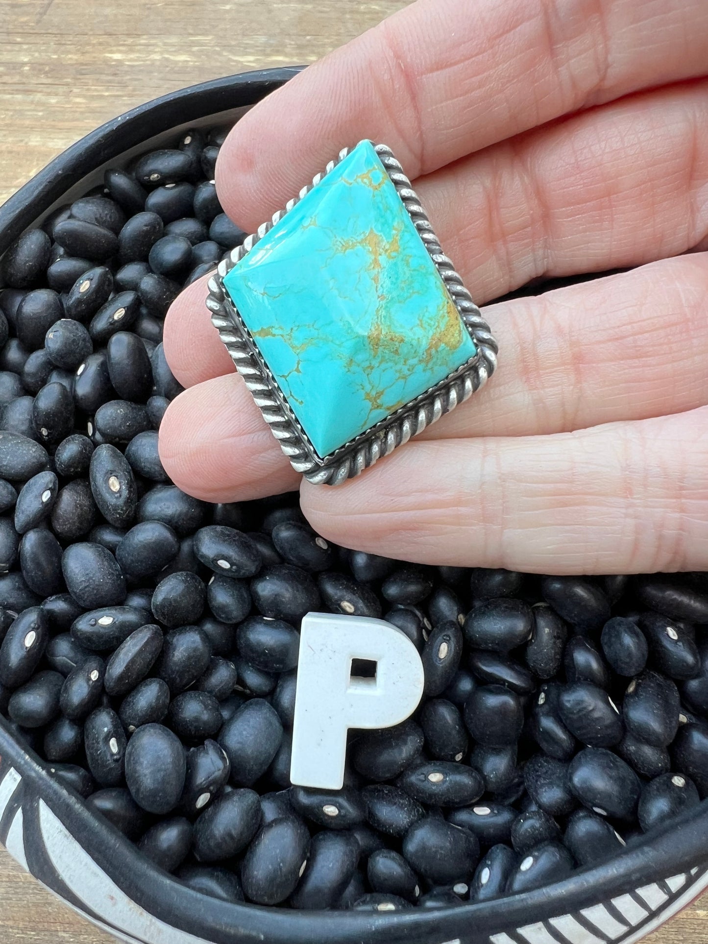 Rare Turquoise Faceted Gem Pendants