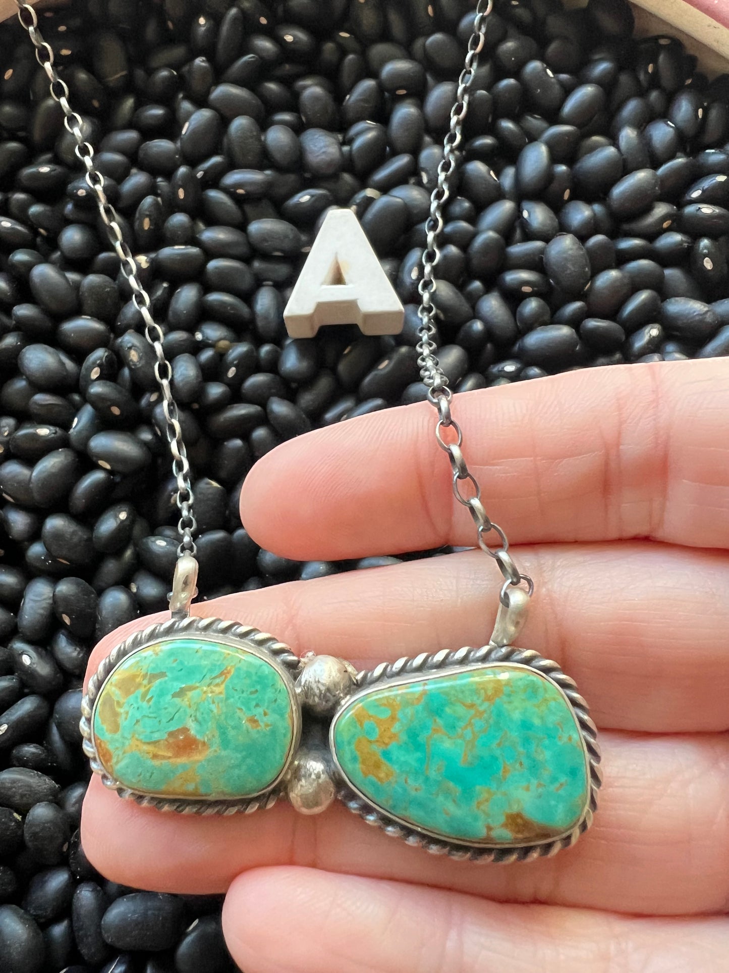 Twin Lakes Turquoise Necklace