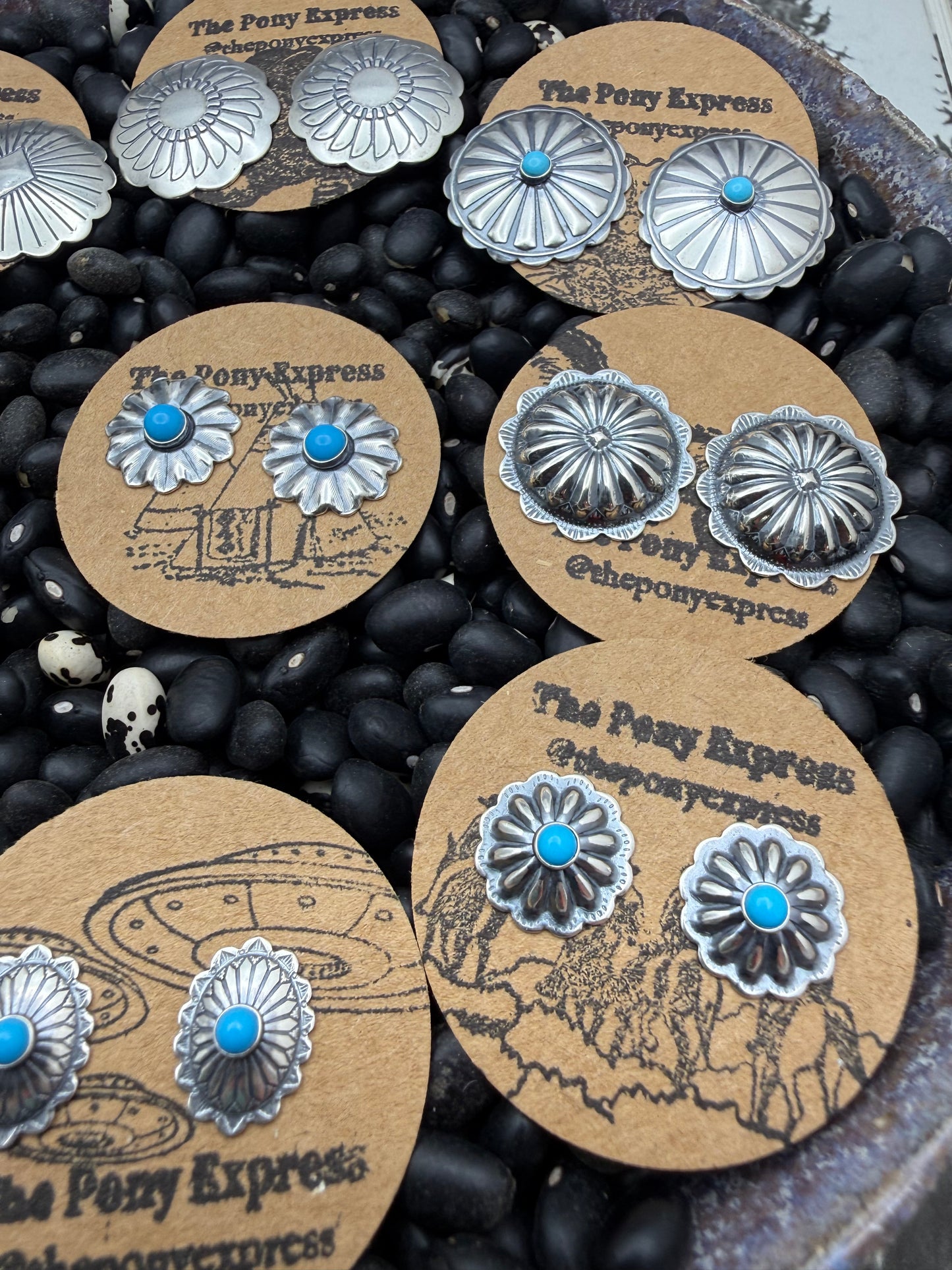 Conchito Sterling Silver Studs