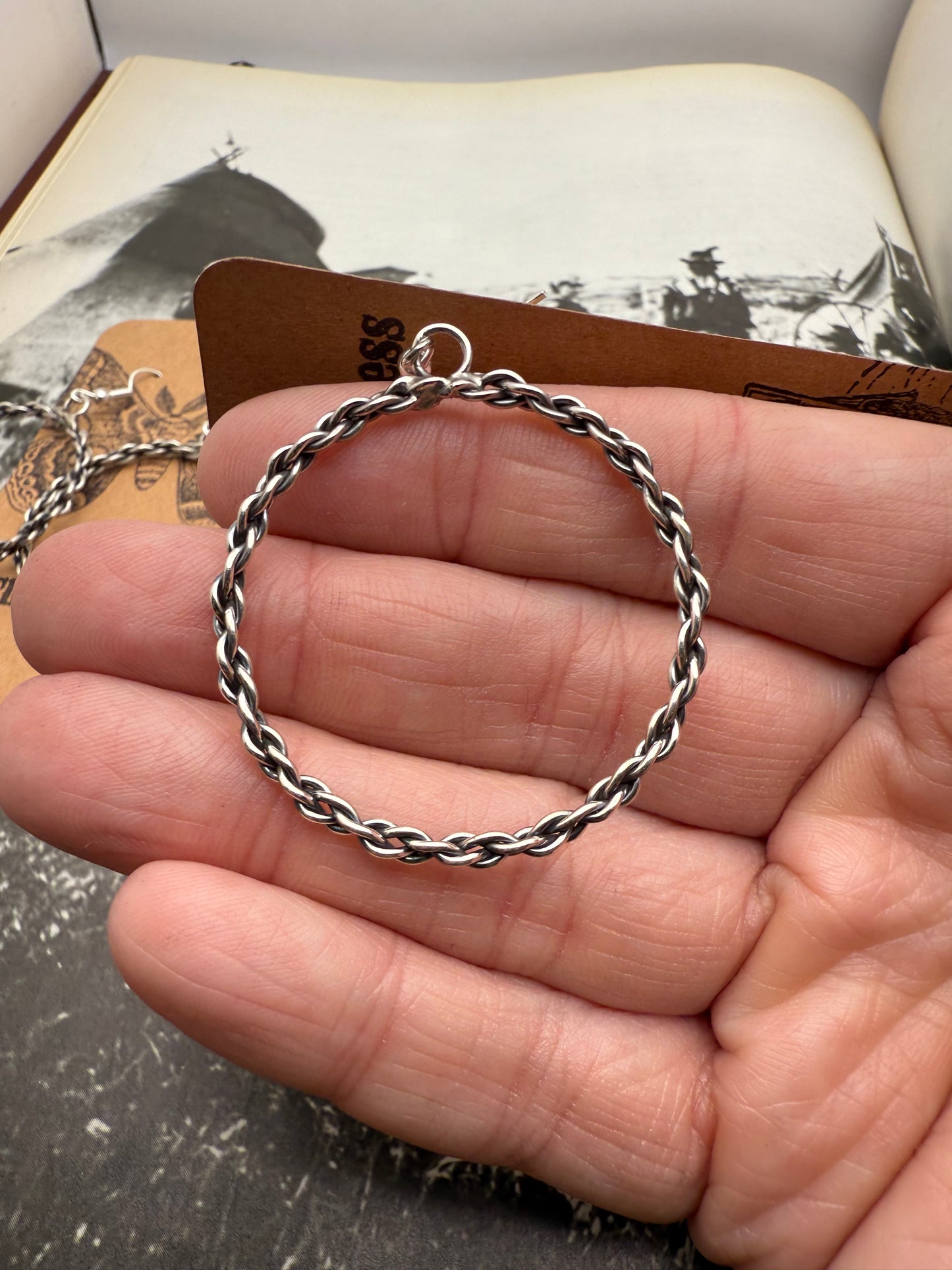 Braided Medium Hoops