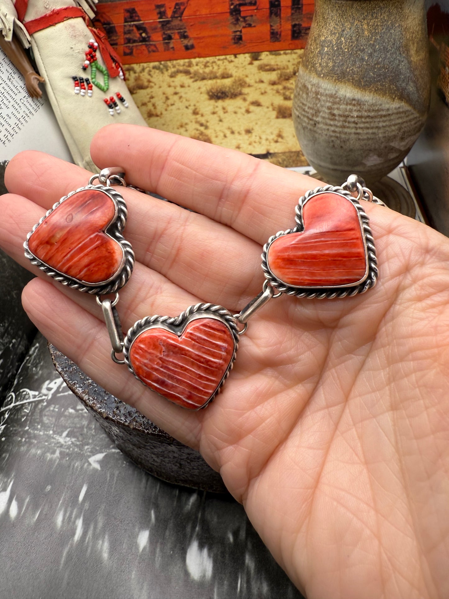 Large Spiny Heart Choker