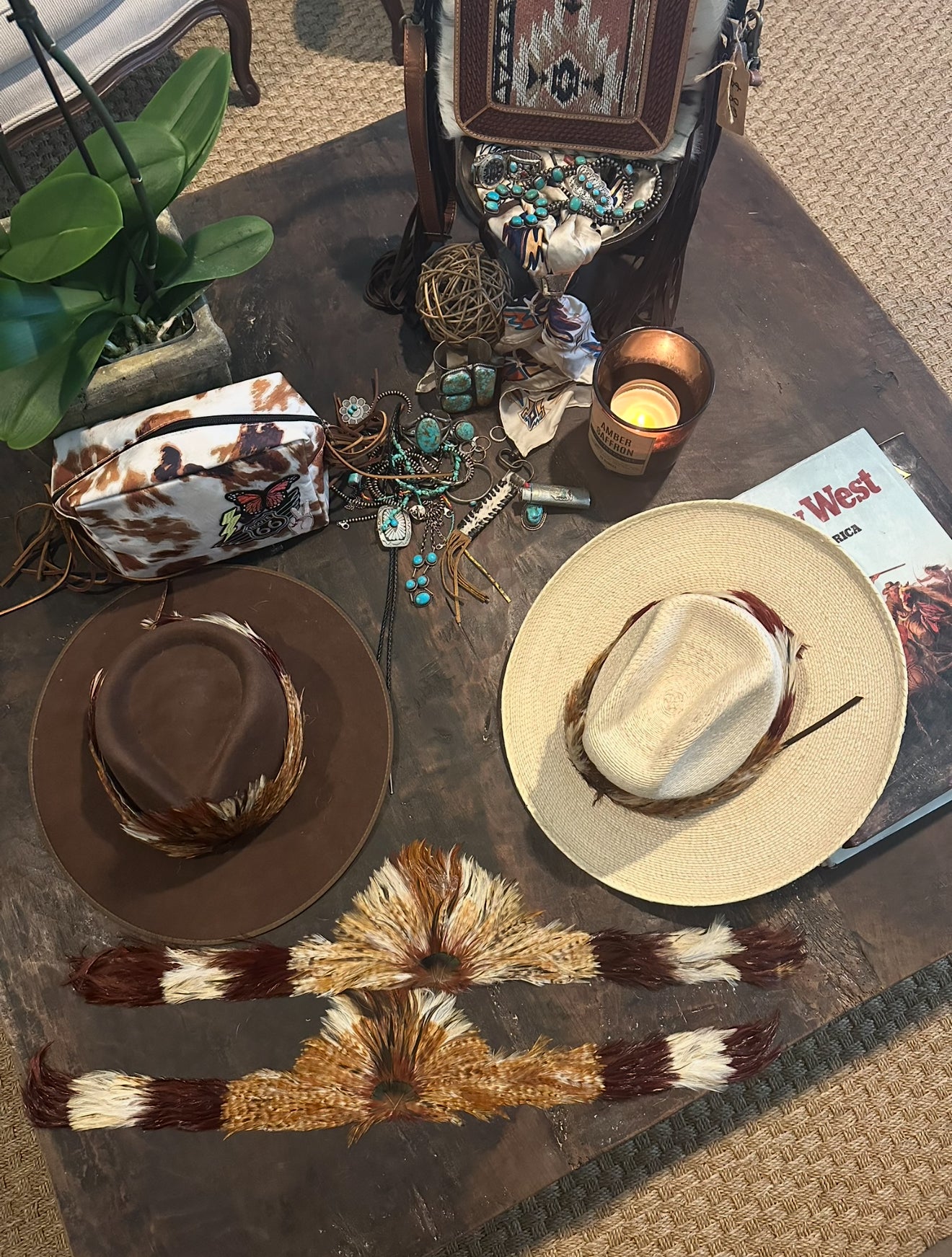 Mimi’s Deadstock Vintage 1970s Feather Hat Bands