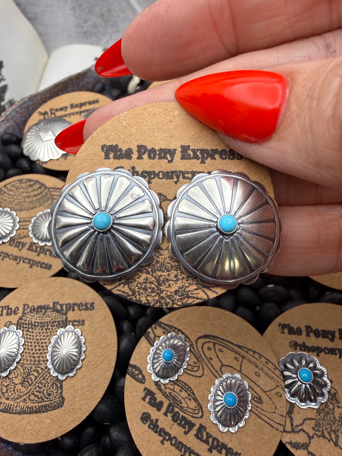 Conchito Sterling Silver Studs