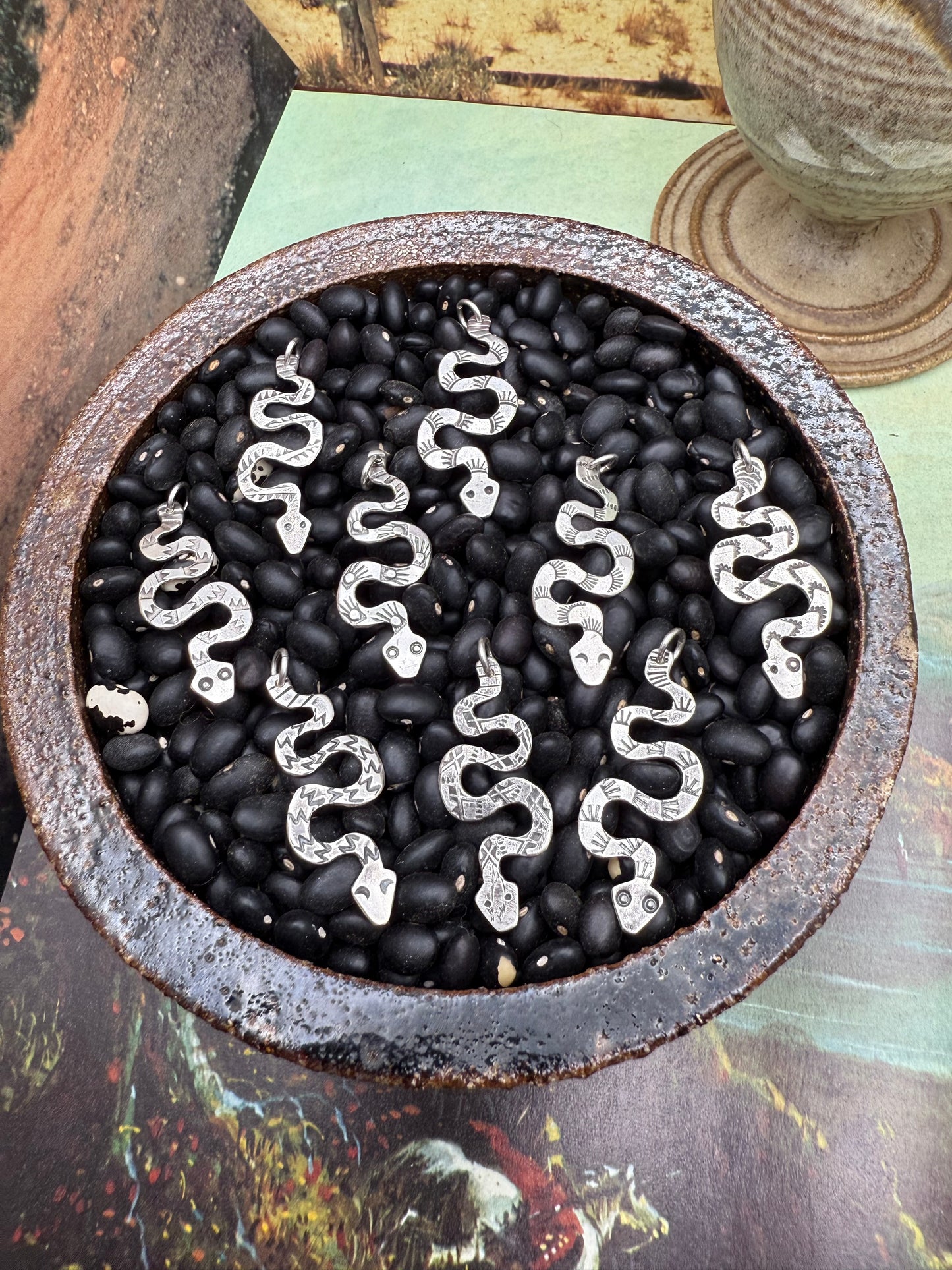 Handmade Snake Charm