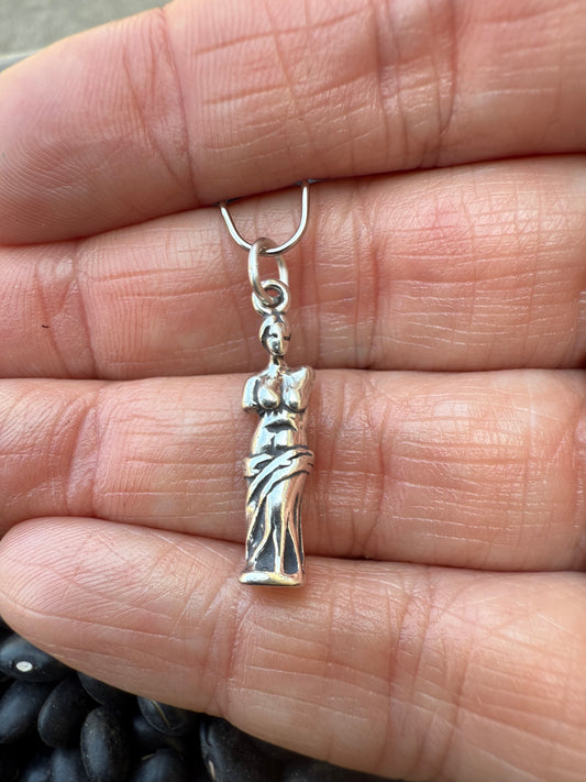 Venus de Milo Sterling Silver Charm