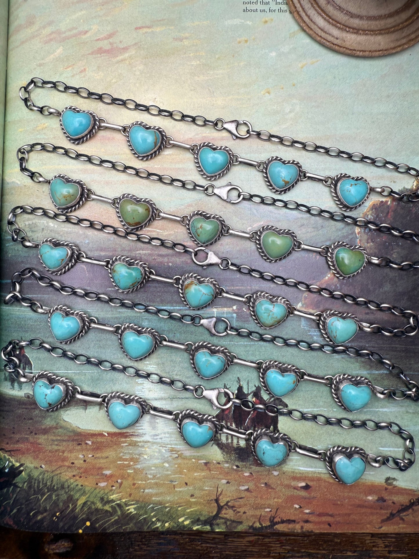 Turquoise Heart Choker