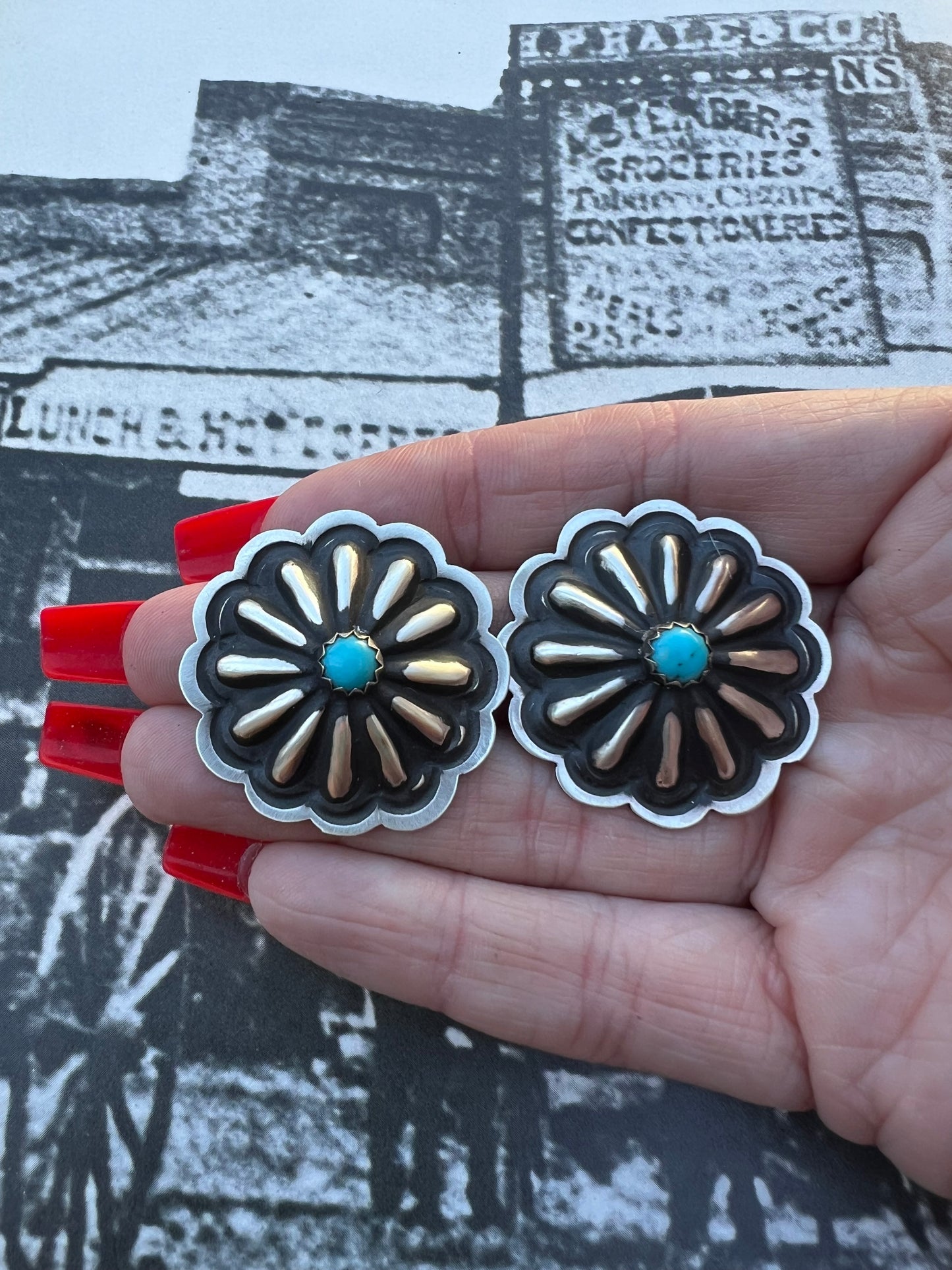 Moody Concho Earrings