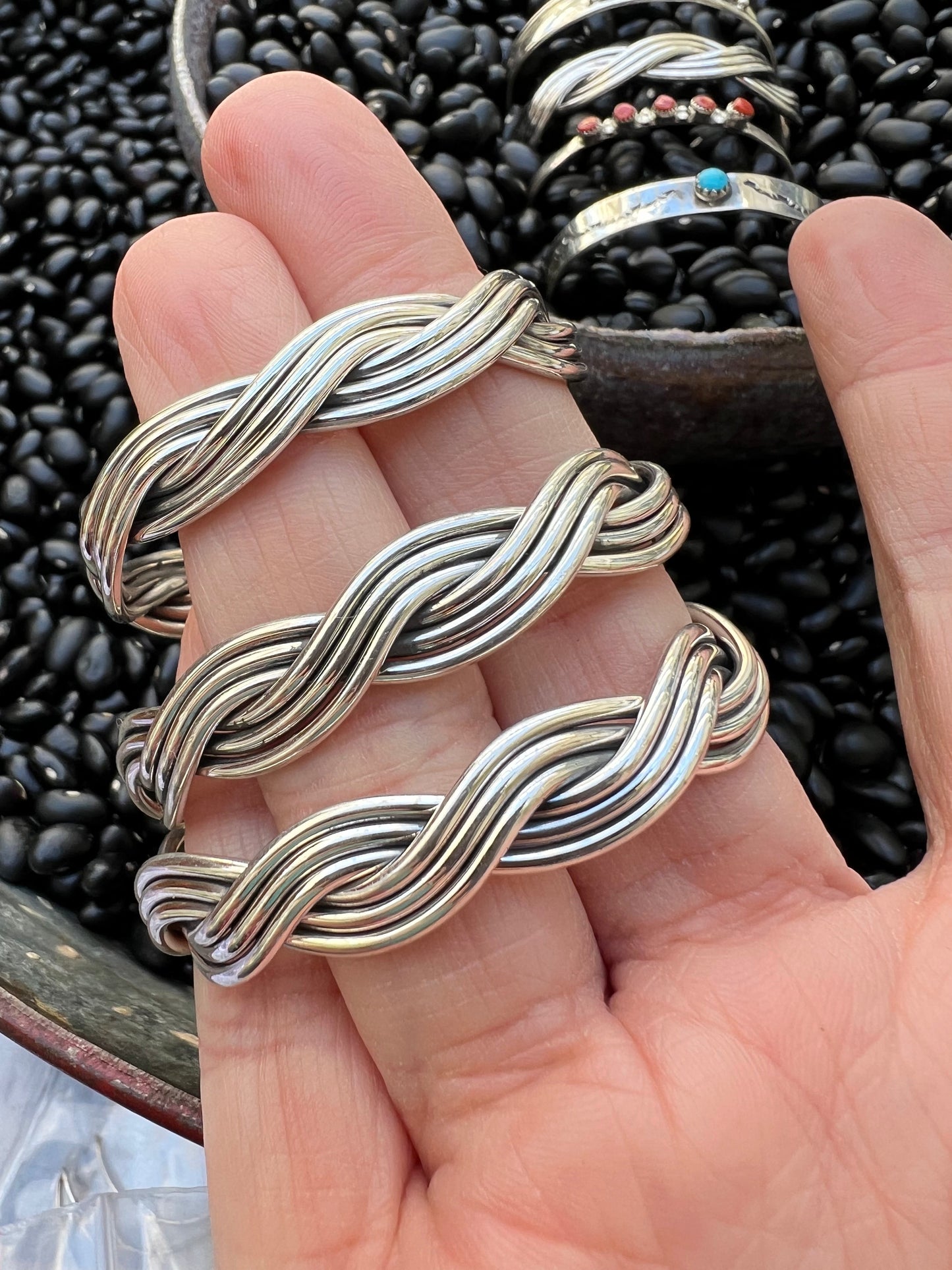 Children’s Silver Braided Cuff