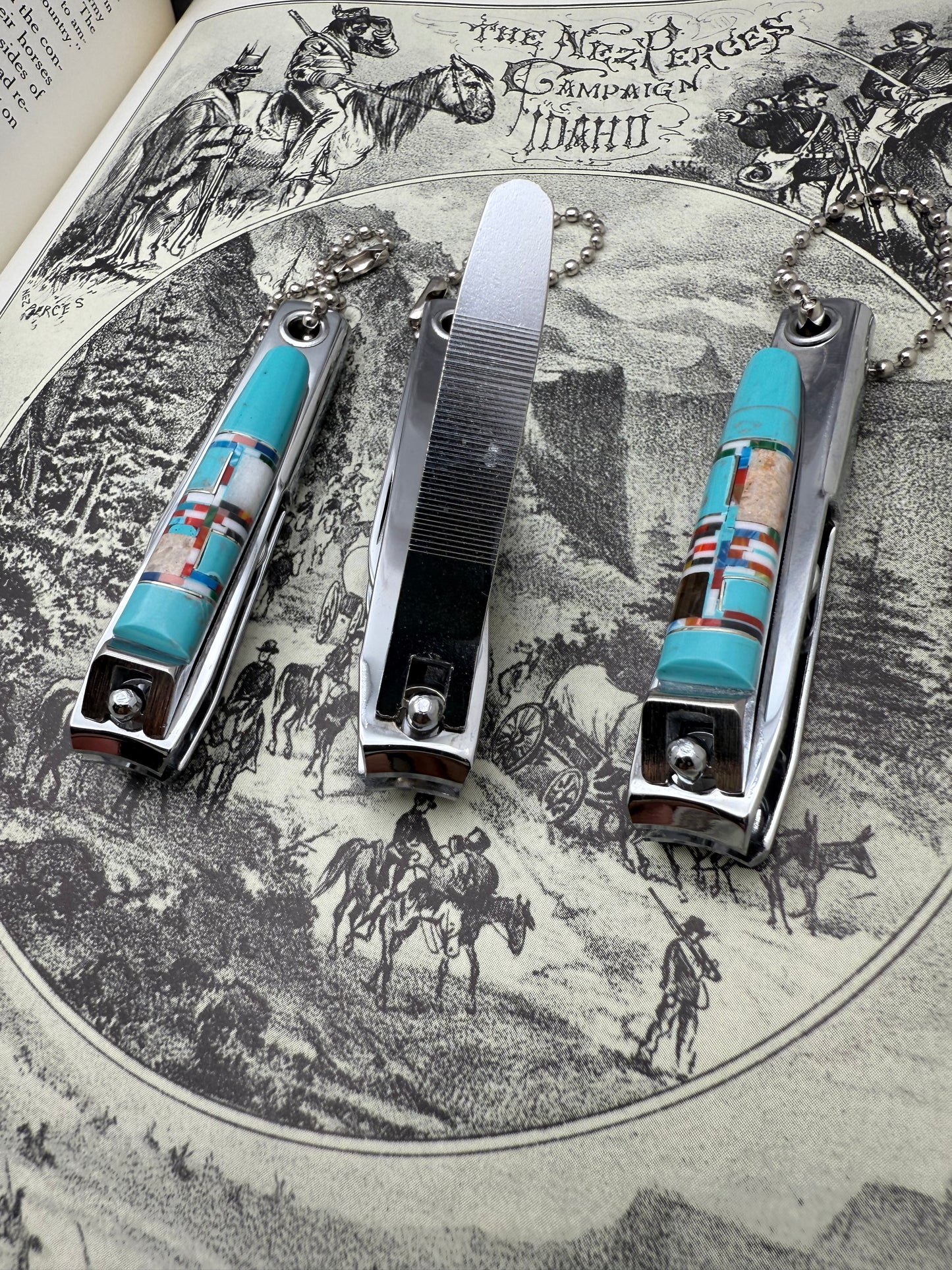 Inlay Southwestern Nail Clippers
