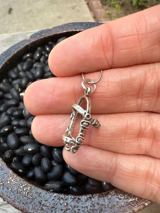 Hackamore Bridle Sterling Silver Charm