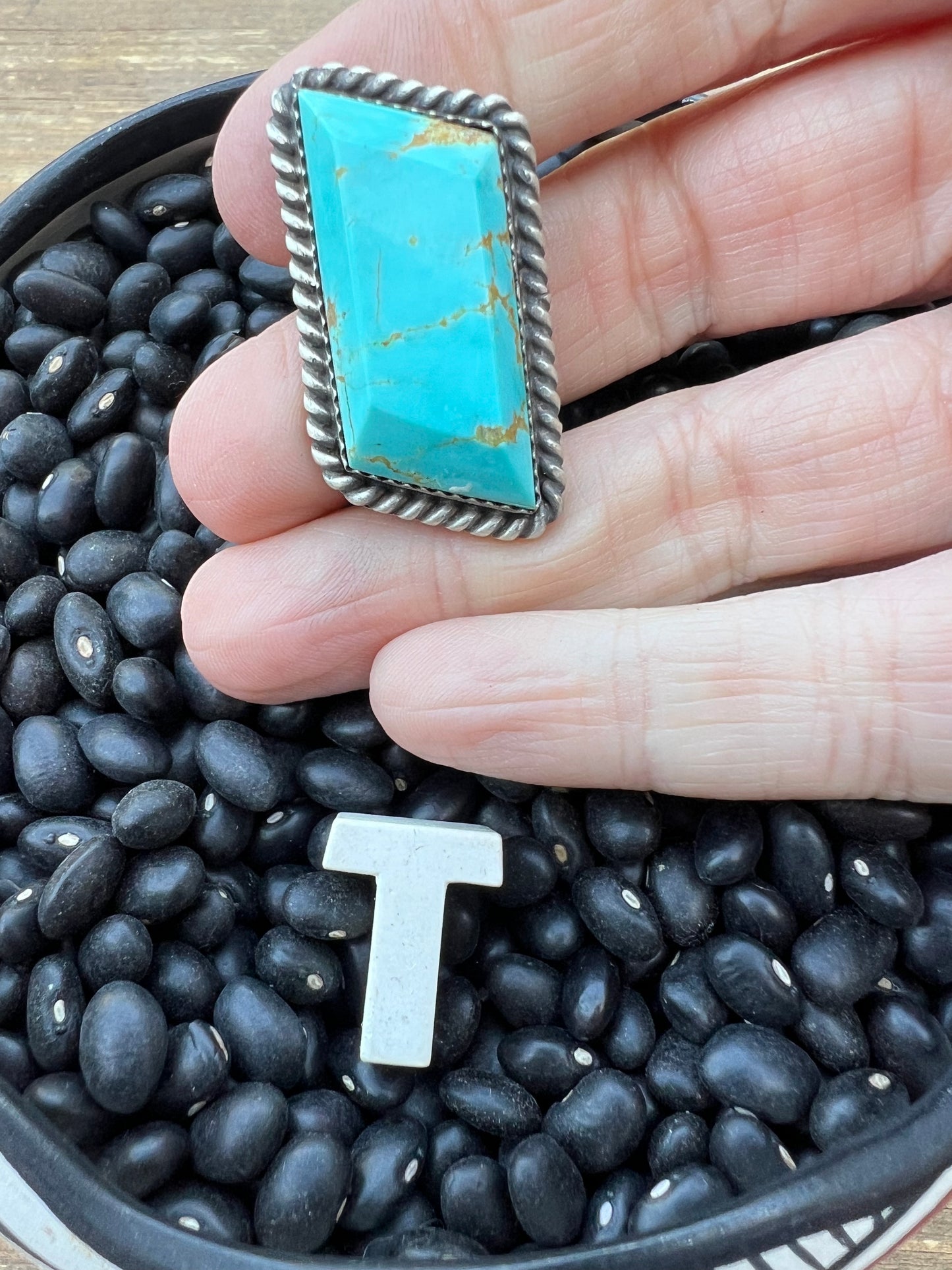 Rare Turquoise Faceted Gem Pendants