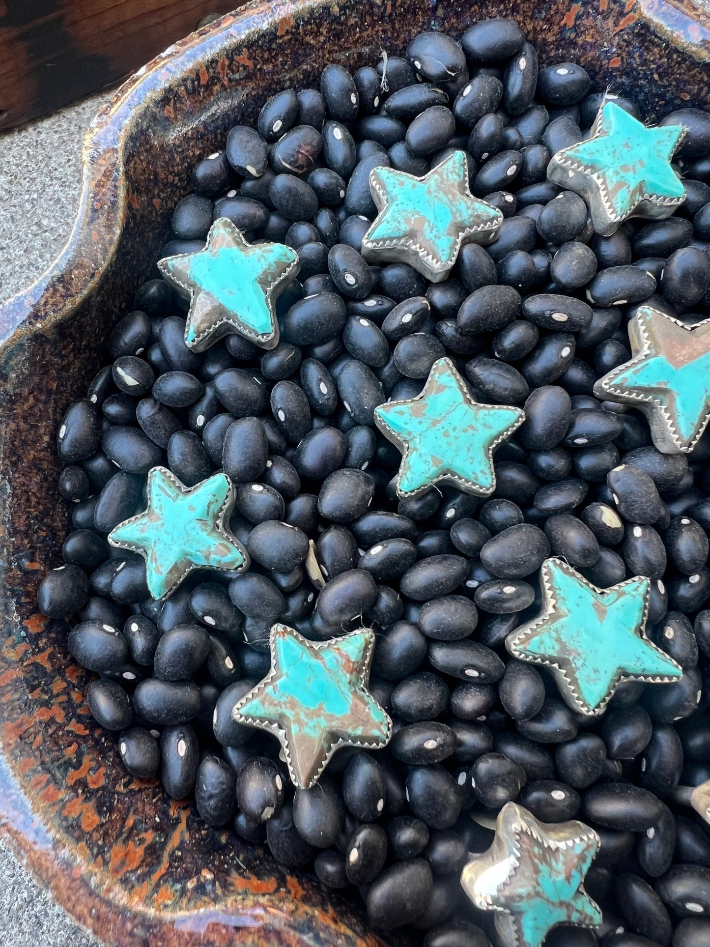 Turquoise Star Rings