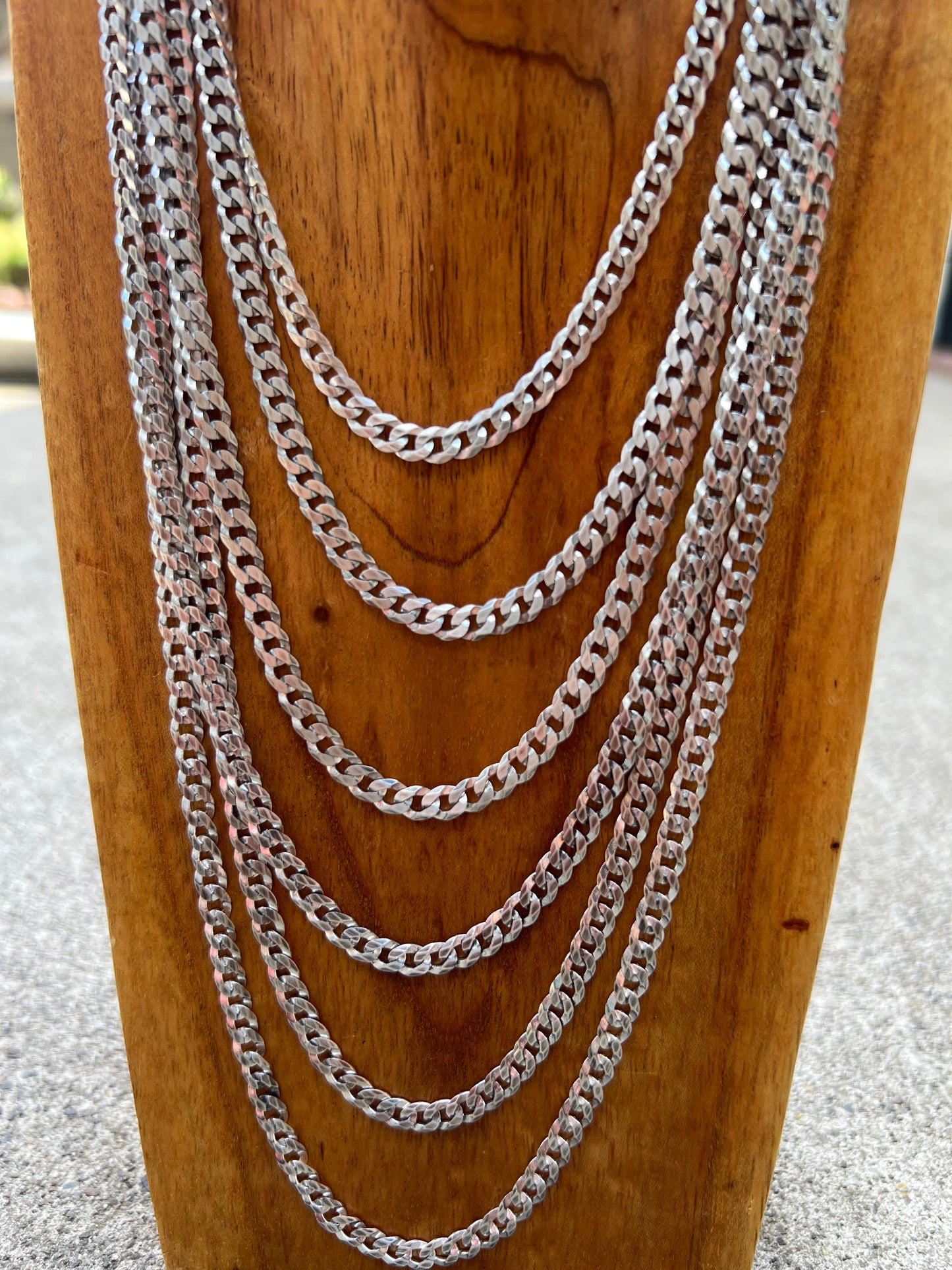 5.2 mm Curb Chain Sterling Silver