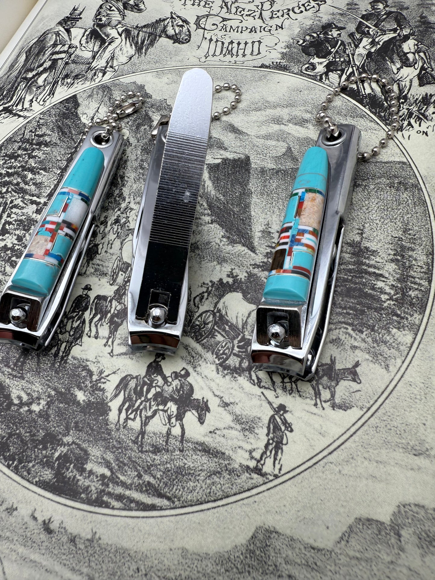 Inlay Southwestern Nail Clippers