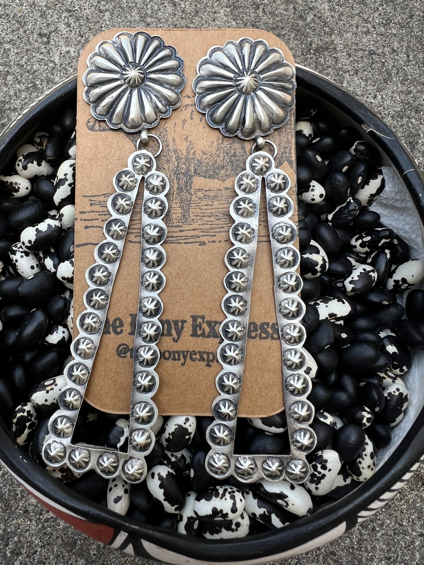 Starburst Concho Earrings