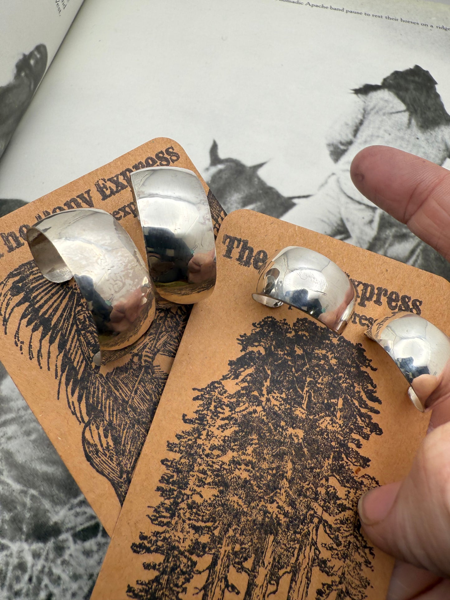 Sterling Silver Handmade Hoops