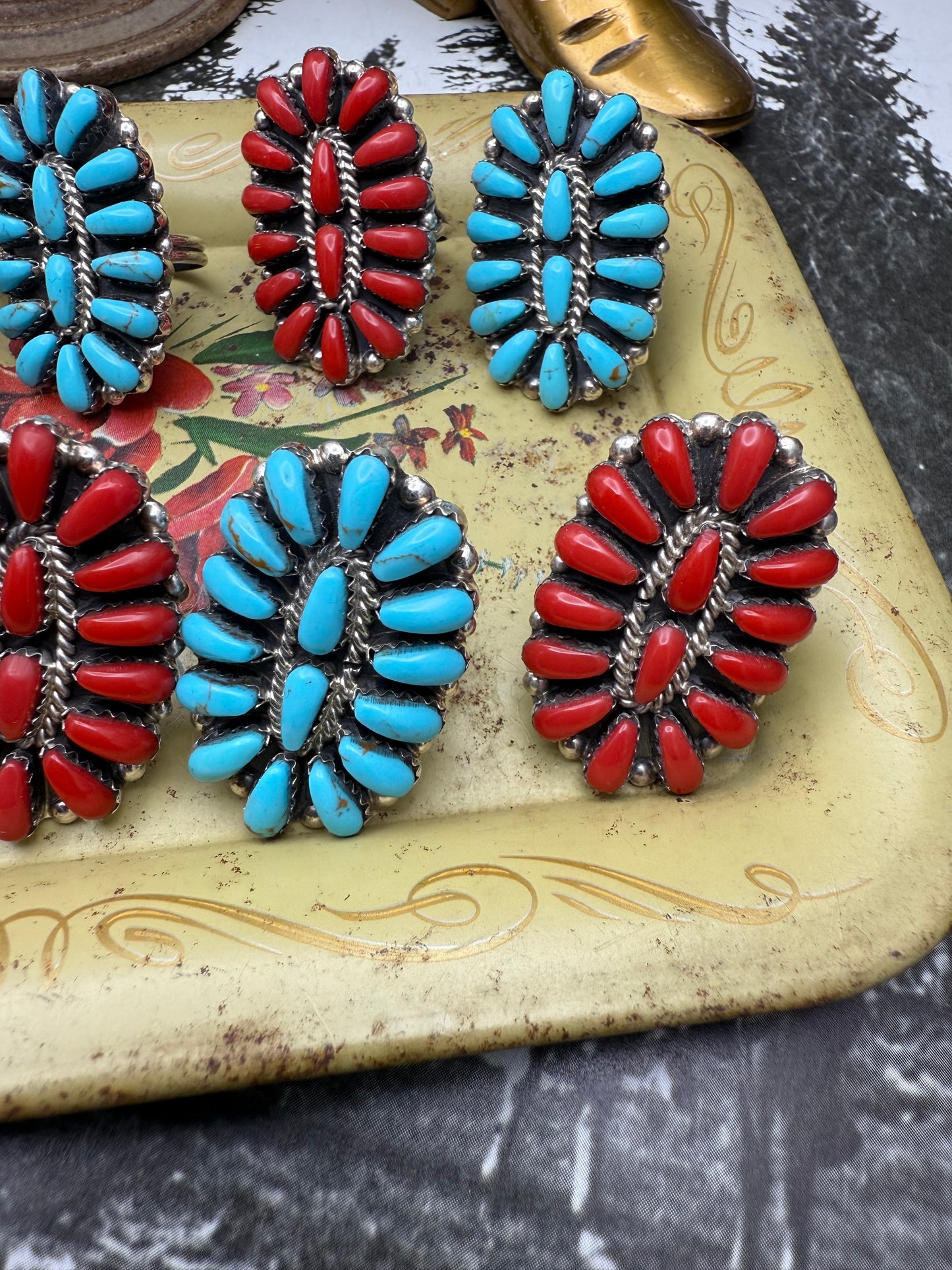 OG Native American Cluster Ring