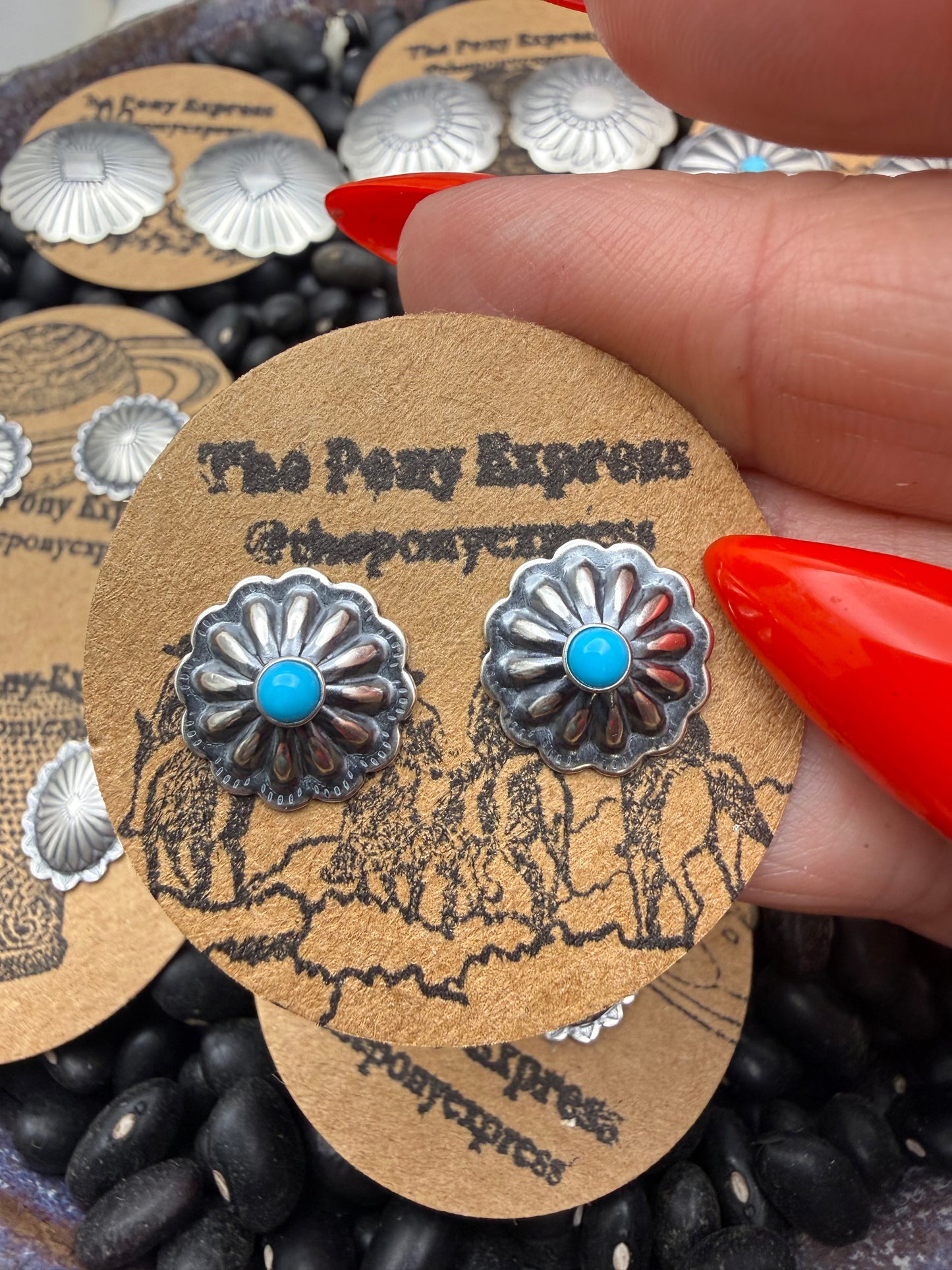 Conchito Sterling Silver Studs