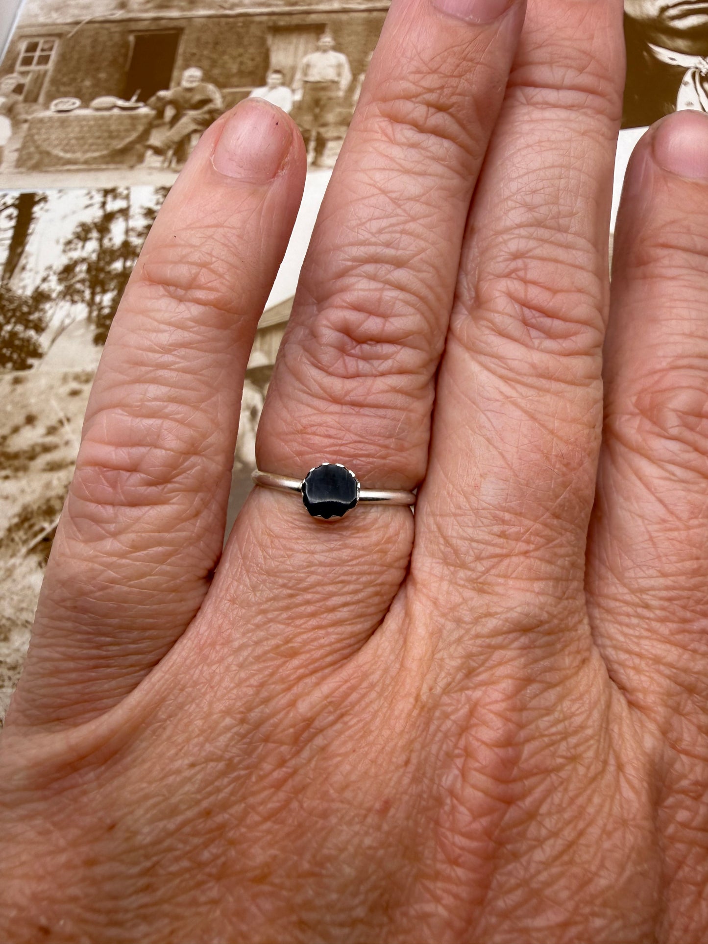 Small Onyx Ring