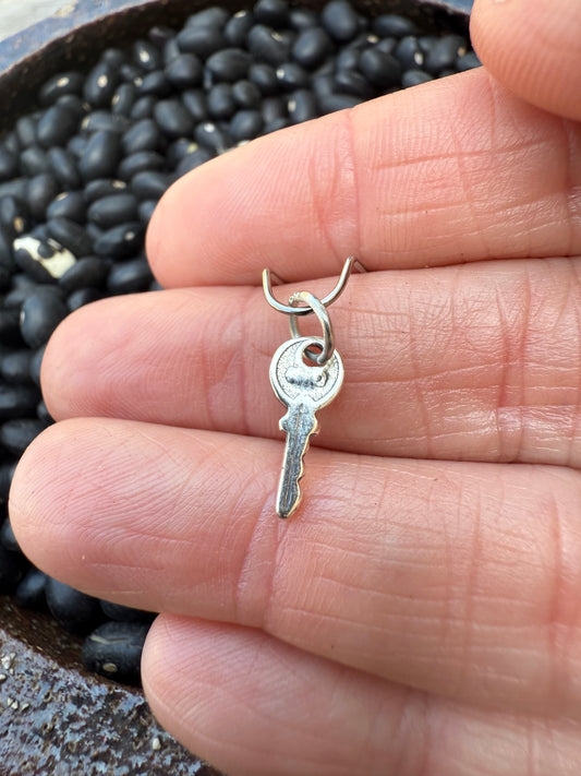 Key II Sterling Silver Charm
