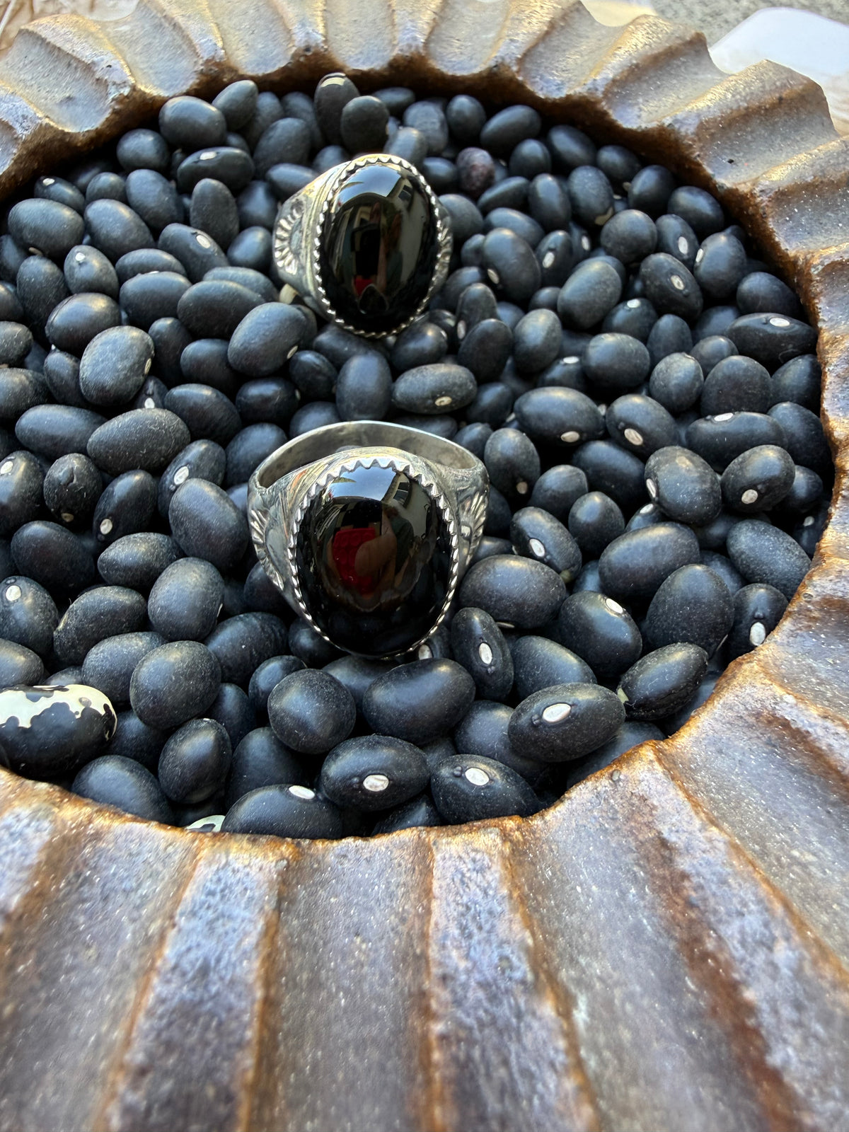 Black Onyx Signet Ring