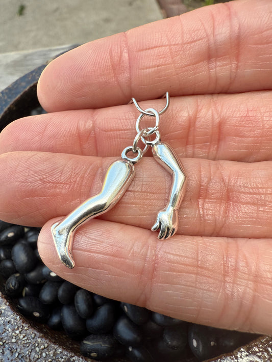 Arm and Leg Milagro Sterling Silver Charm