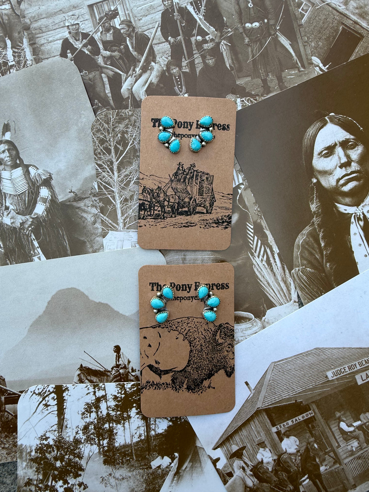 Cowboy Tears Turquoise Earrings