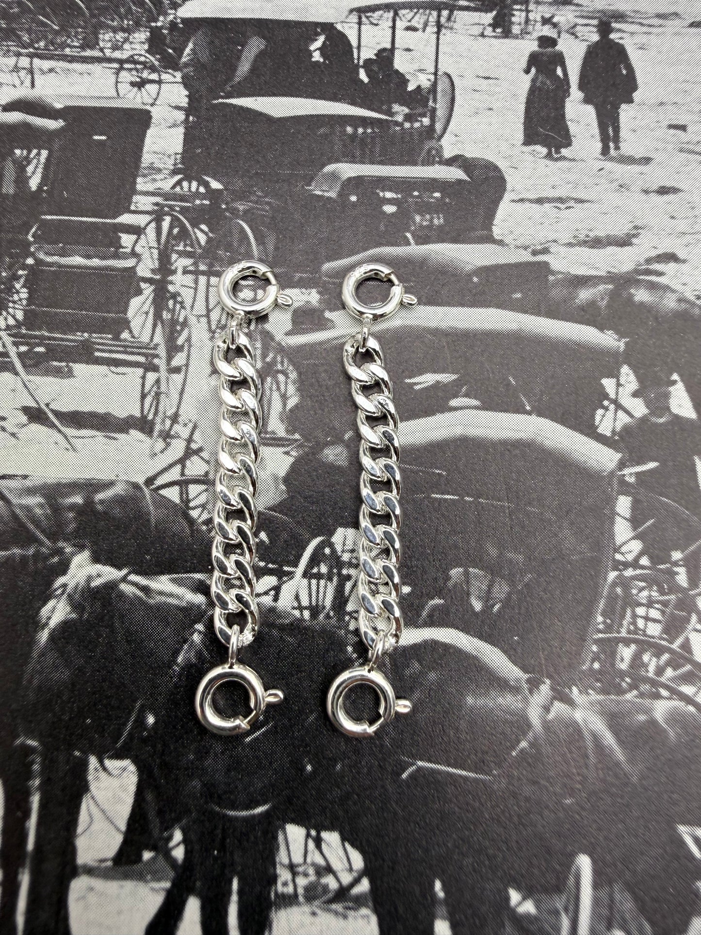 Curb Chain Charm Connectors