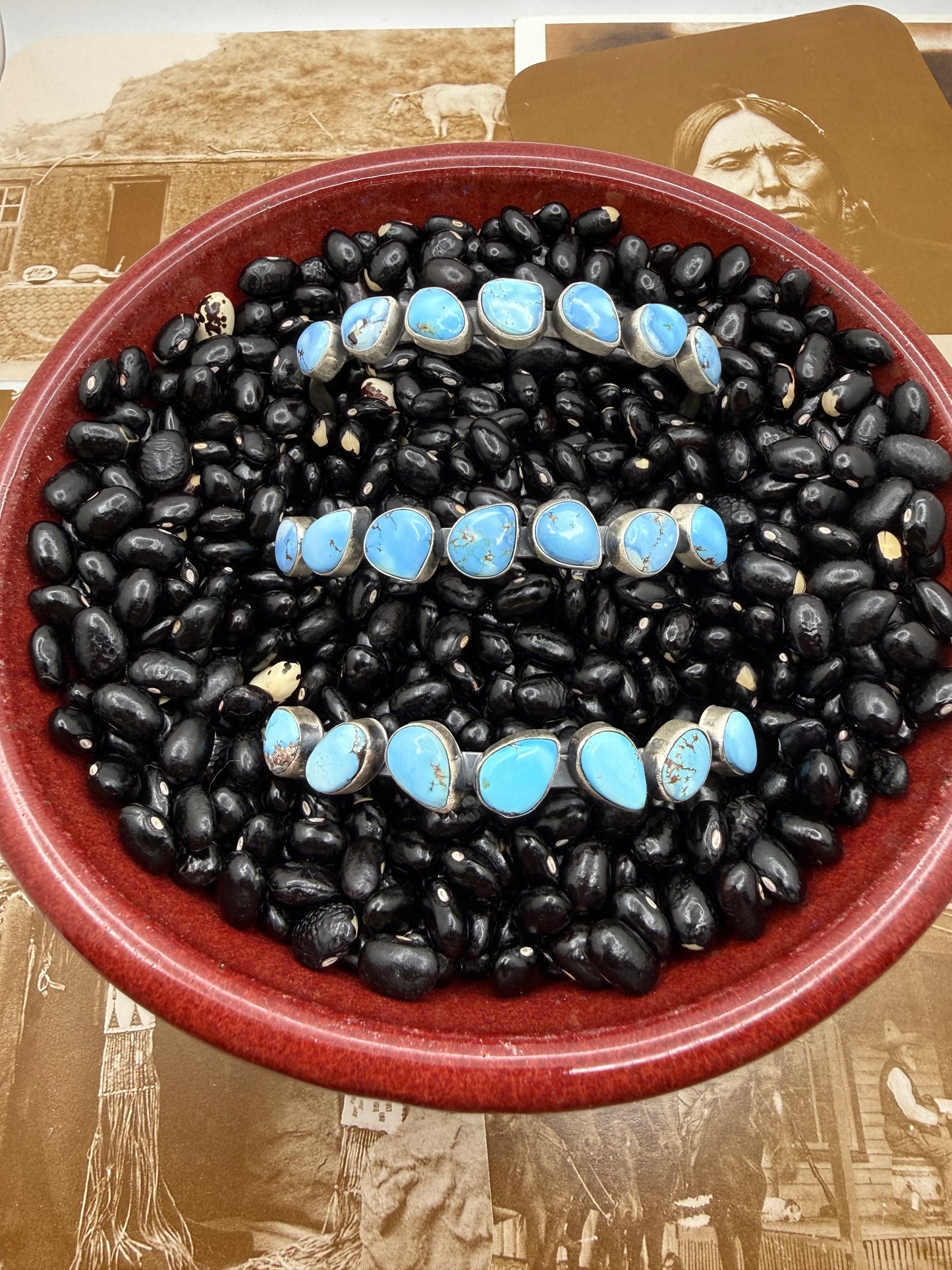 Seven Stone Golden Hills Turquoise Cuff