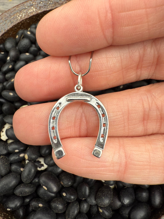 Horse Shoe 1 Sterling Silver Charm