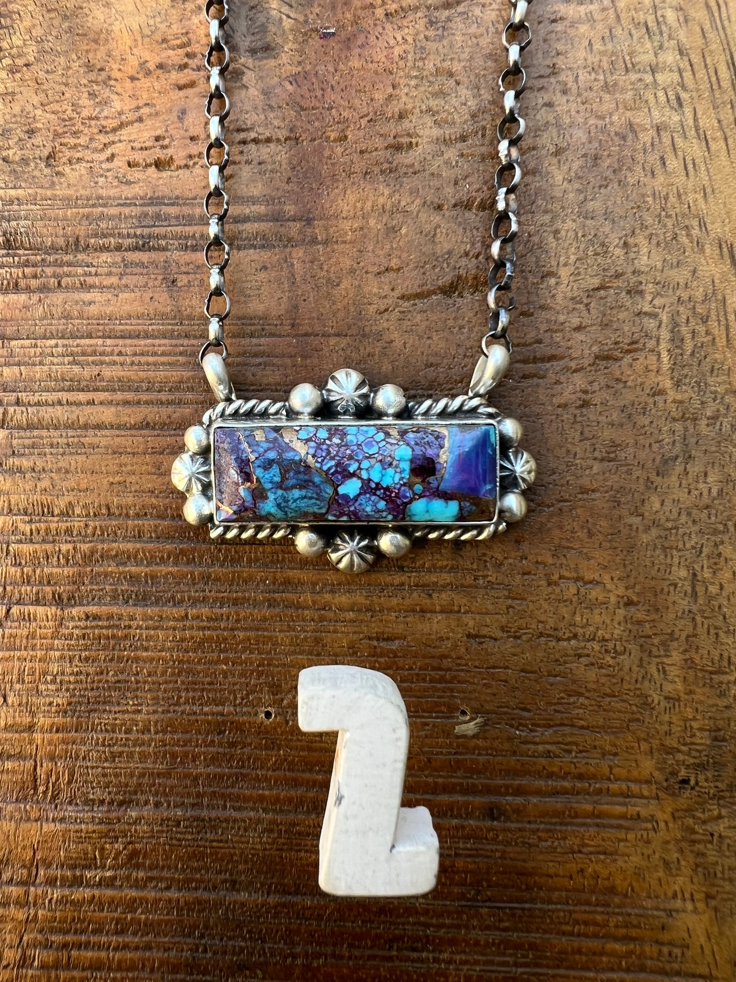 Zia Turquoise Bar Necklace