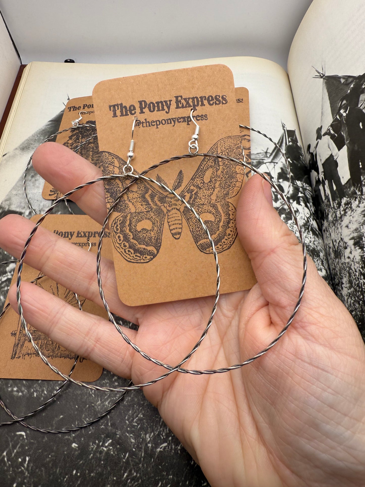 XXL Flat Braid Hoops