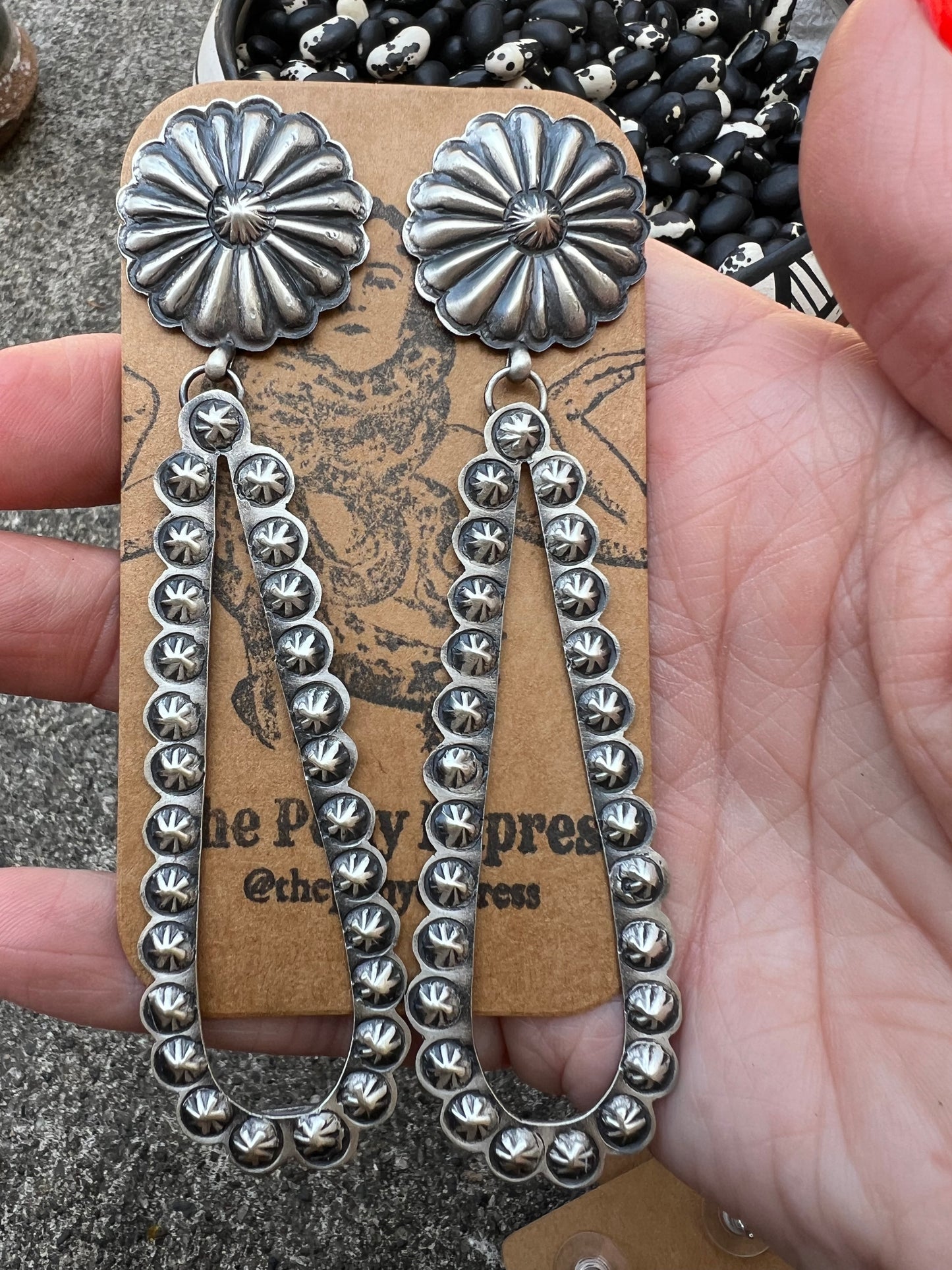 Starburst Concho Earrings