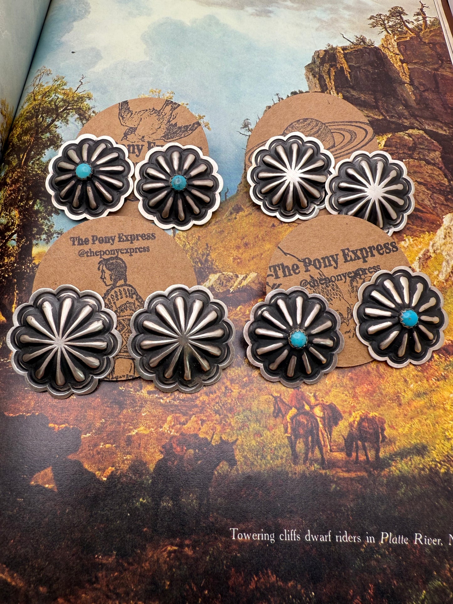 Moody Concho Earrings