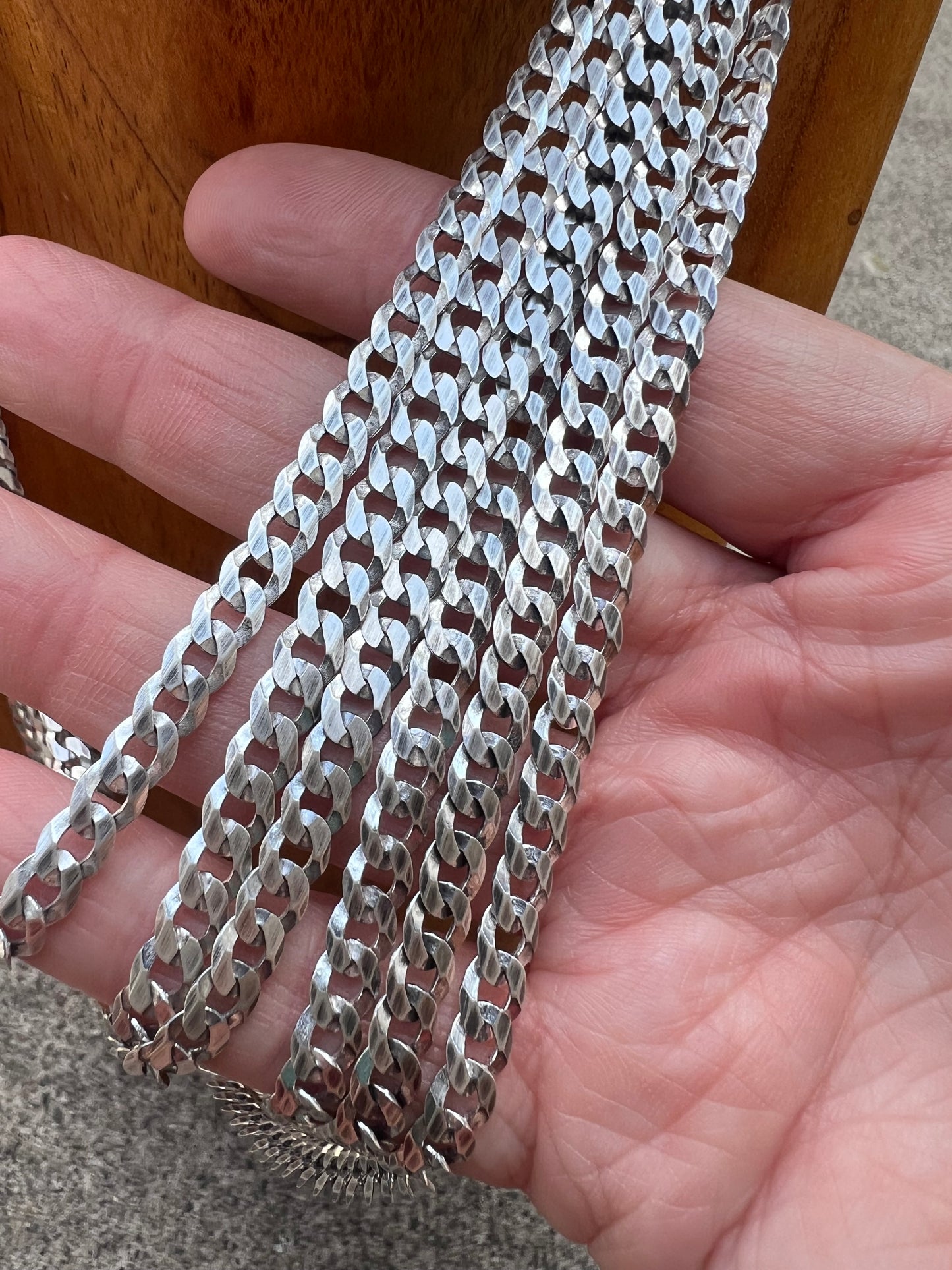 5.2 mm Curb Chain Sterling Silver