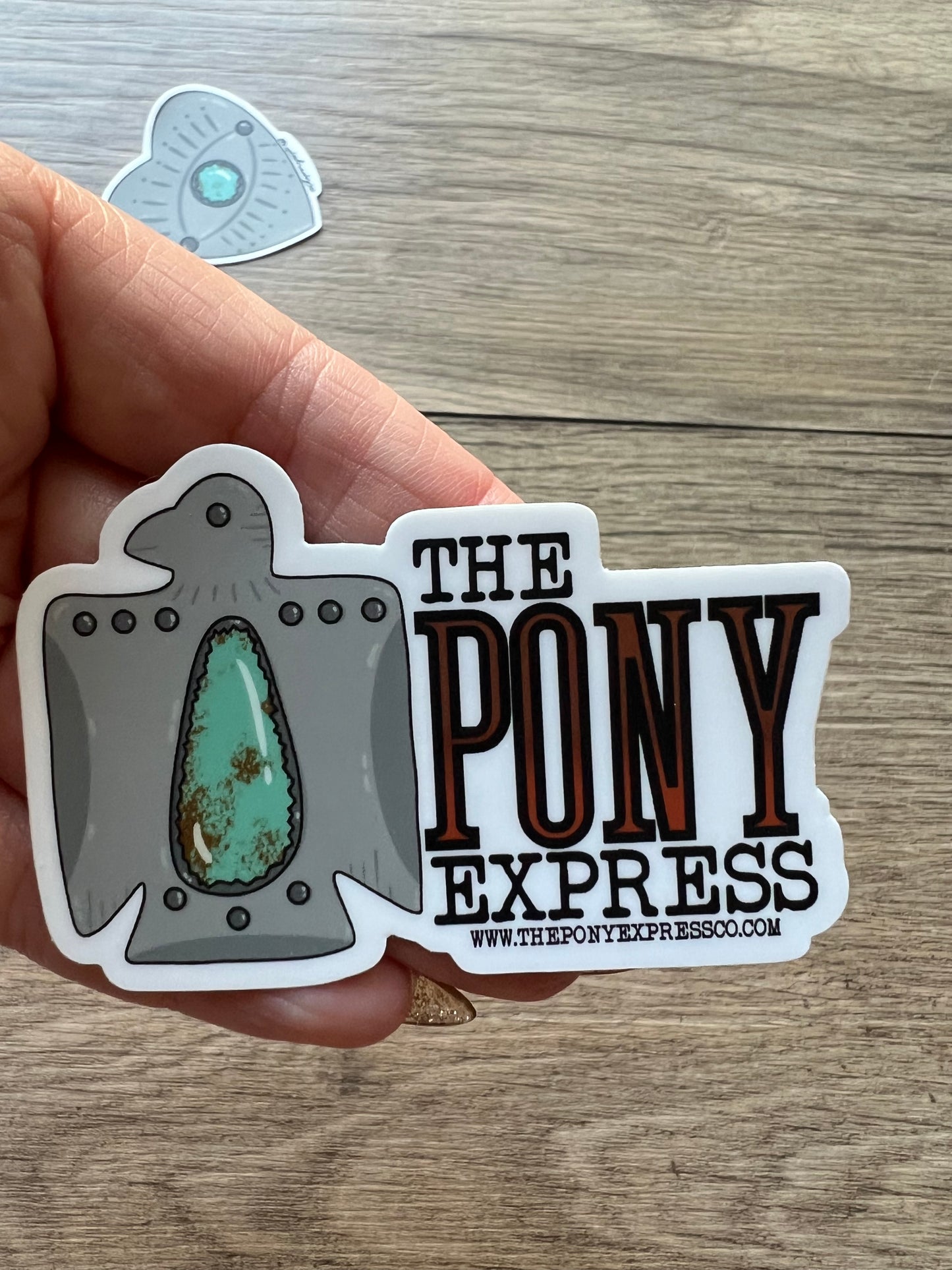 The Pony Express Sticker