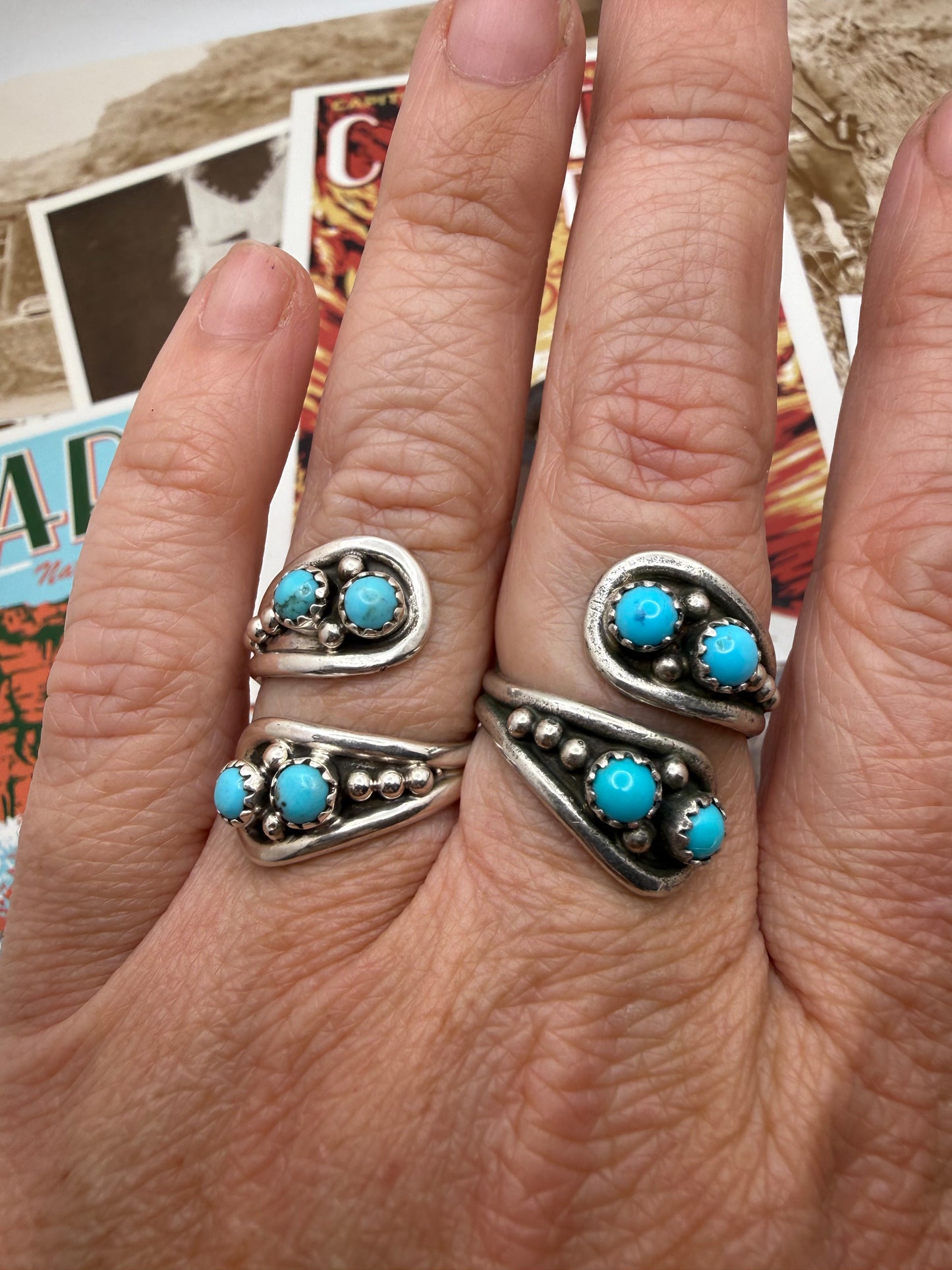 Adjustable 4 Stone Ring