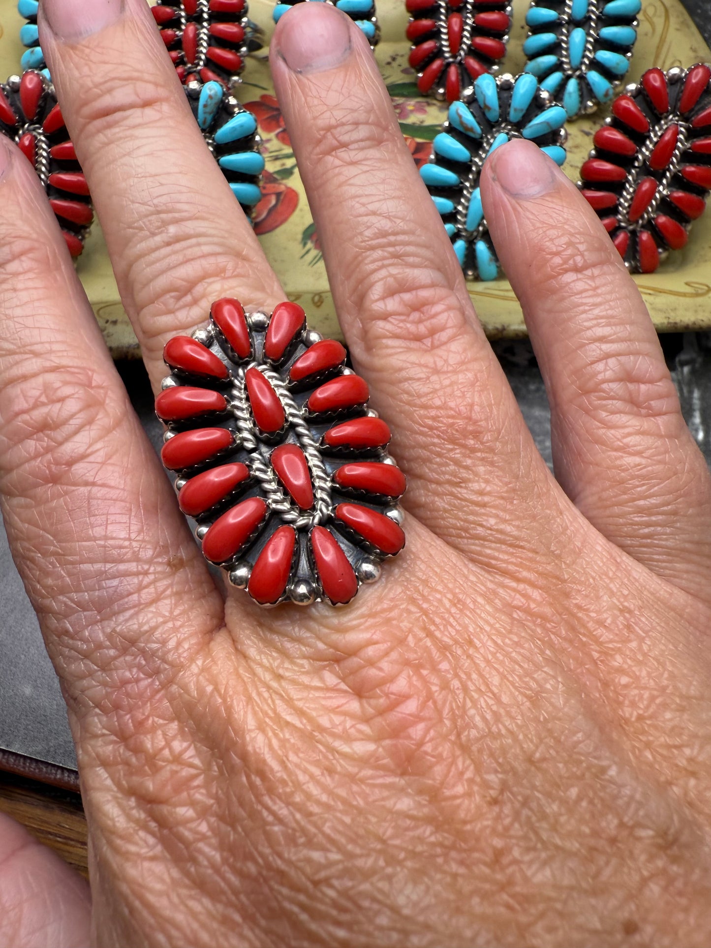 OG Native American Cluster Ring
