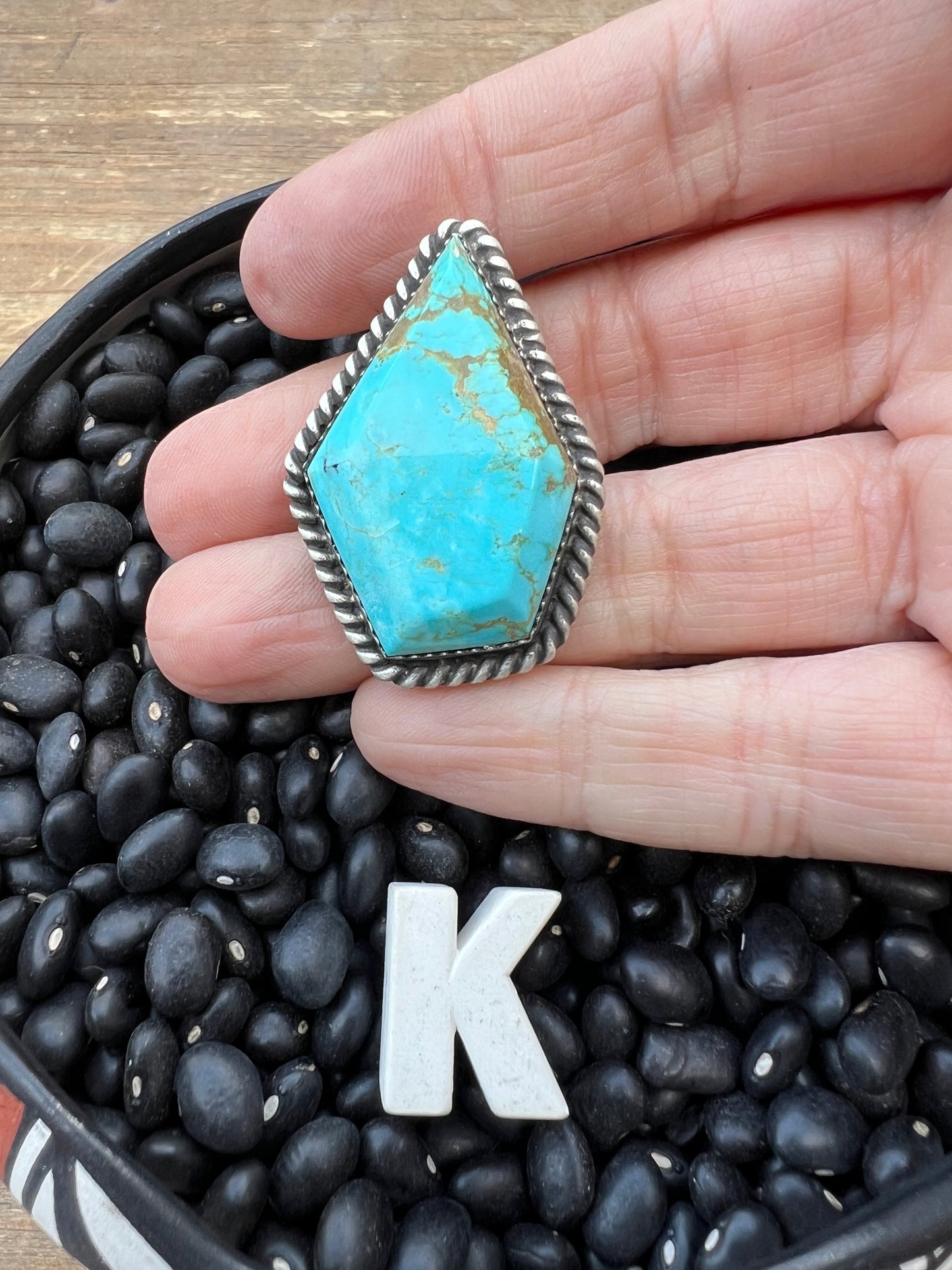 Rare Turquoise Faceted Gem Pendants