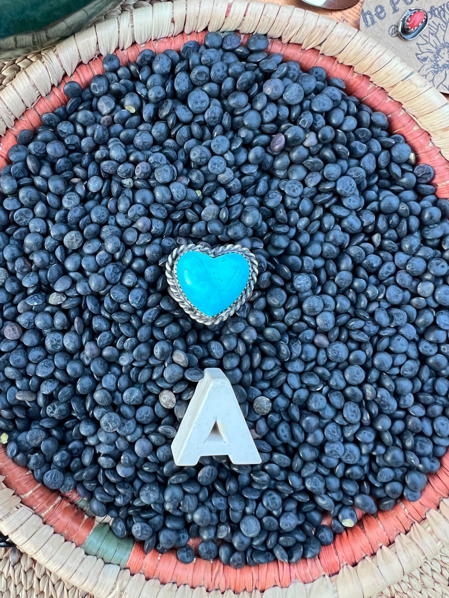 Heart Turquoise Ring