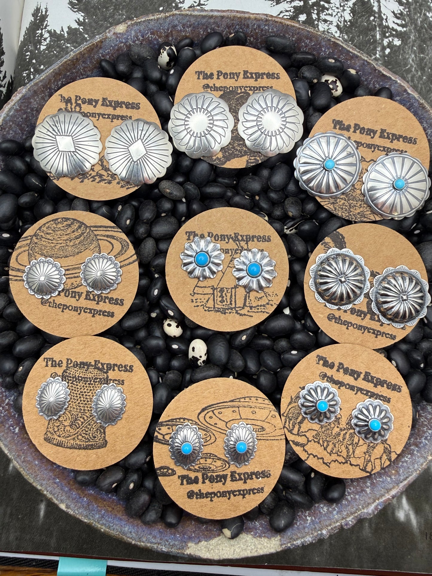 Conchito Sterling Silver Studs