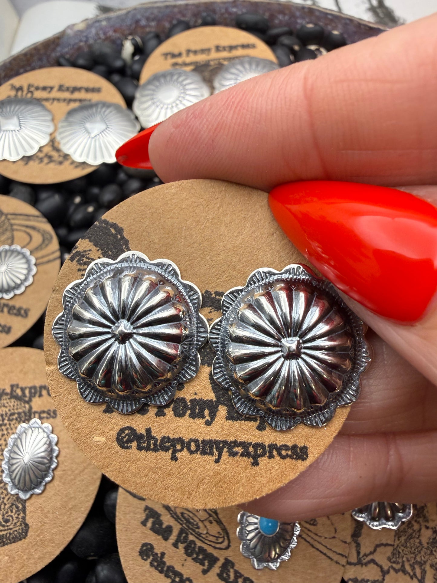 Conchito Sterling Silver Studs